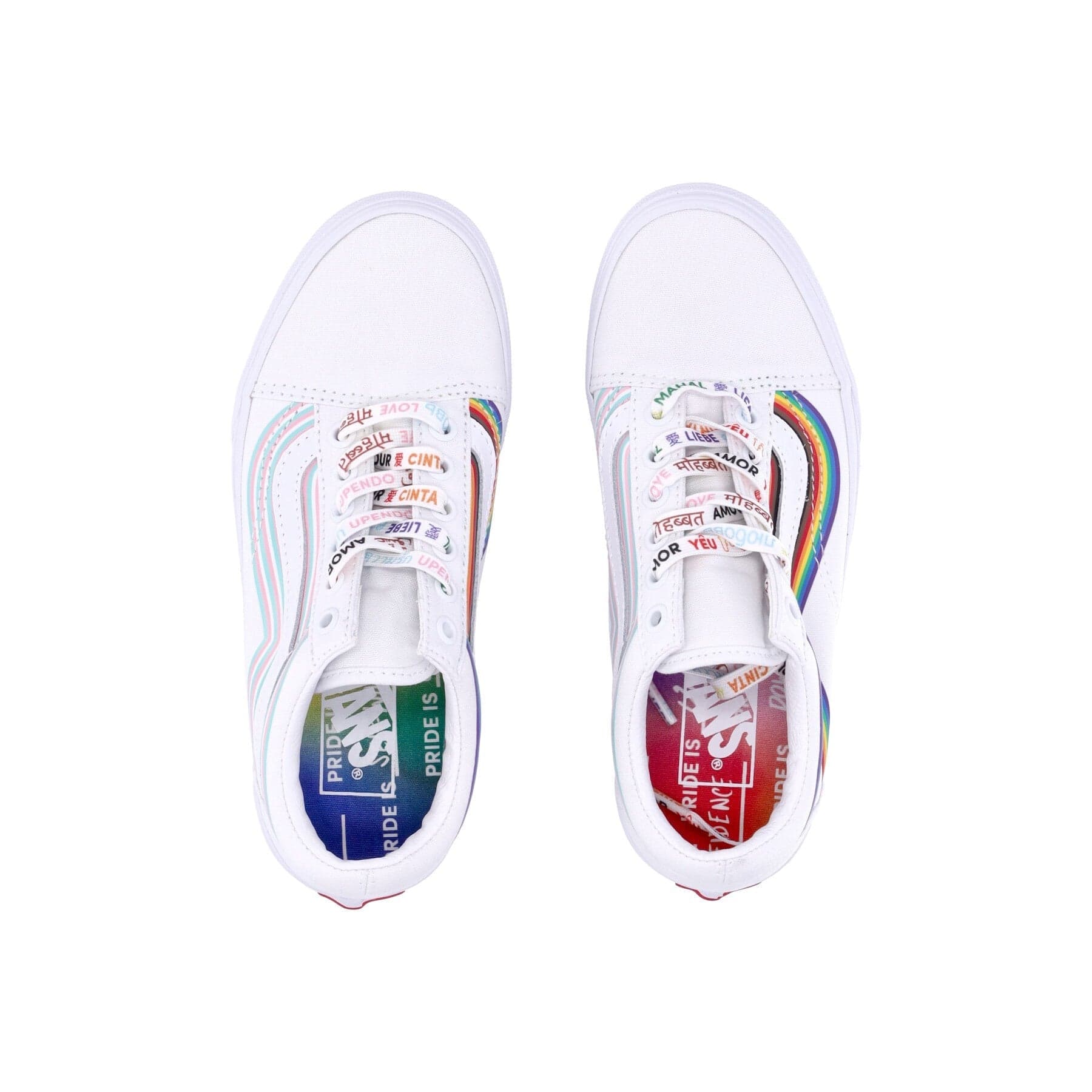 VANS Scarpa Bassa Uomo Old Skool (pride) White/true White da uomo in Sneaker casual Drestige - Casamassima, commercioVirtuoso.it