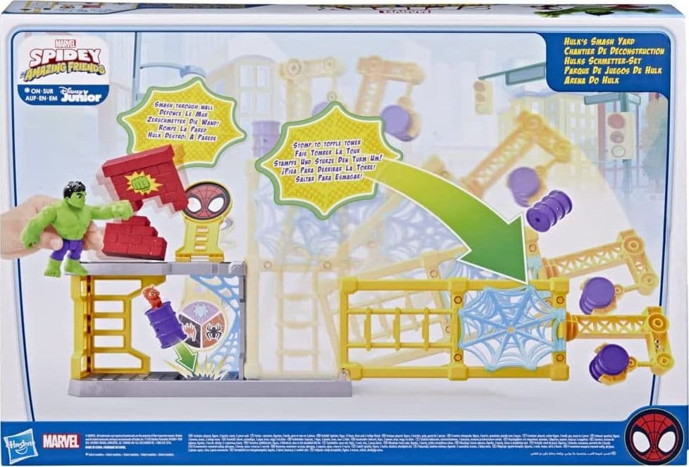 Hasbro Spidey e I Suoi Fantastici Amici, Hulk’s Smash Yard in Personaggi d'azione Centro Bimbo - Siderno, commercioVirtuoso.it