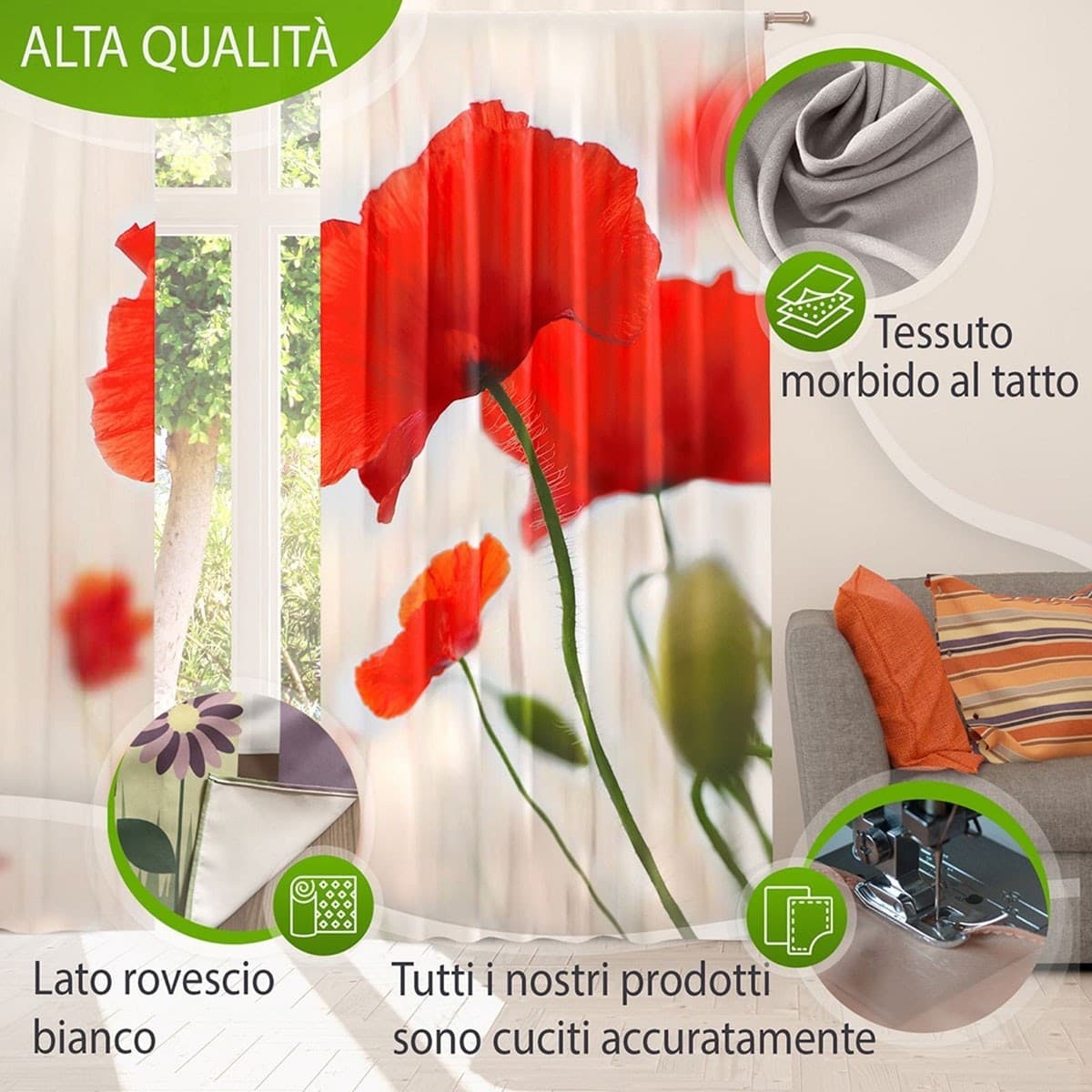 Foto Tende Metropoli in Tende a pannello Collezione Casa - Trebisacce, commercioVirtuoso.it