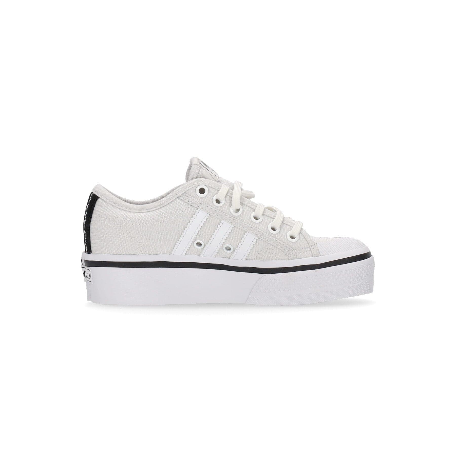 Adidas Scarpa Bassa Donna Nizza Platform W X Parley Cloud White/cloud White/core Black da donna in Sneaker casual Drestige - Casamassima, commercioVirtuoso.it