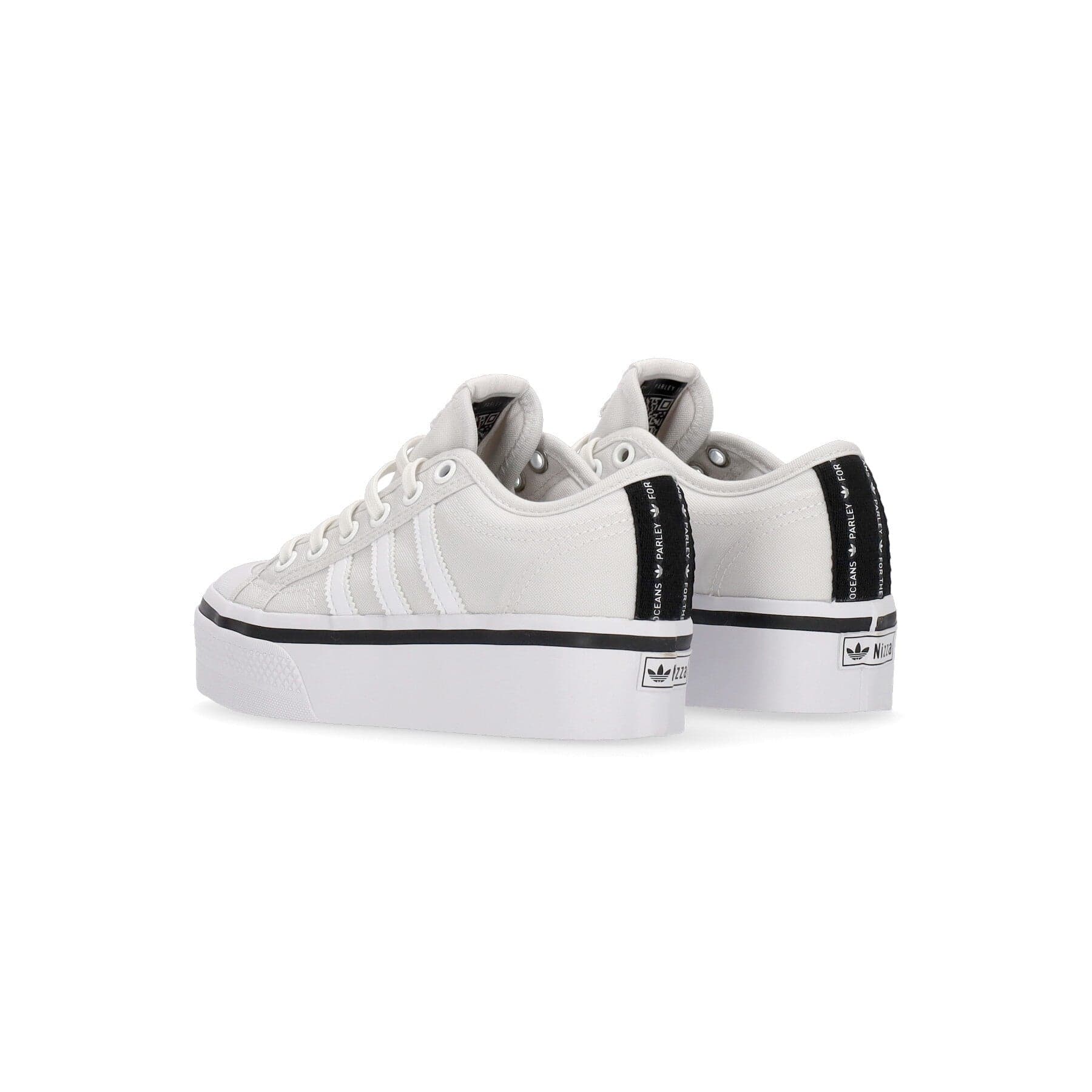 Adidas Scarpa Bassa Donna Nizza Platform W X Parley Cloud White/cloud White/core Black da donna in Sneaker casual Drestige - Casamassima, commercioVirtuoso.it