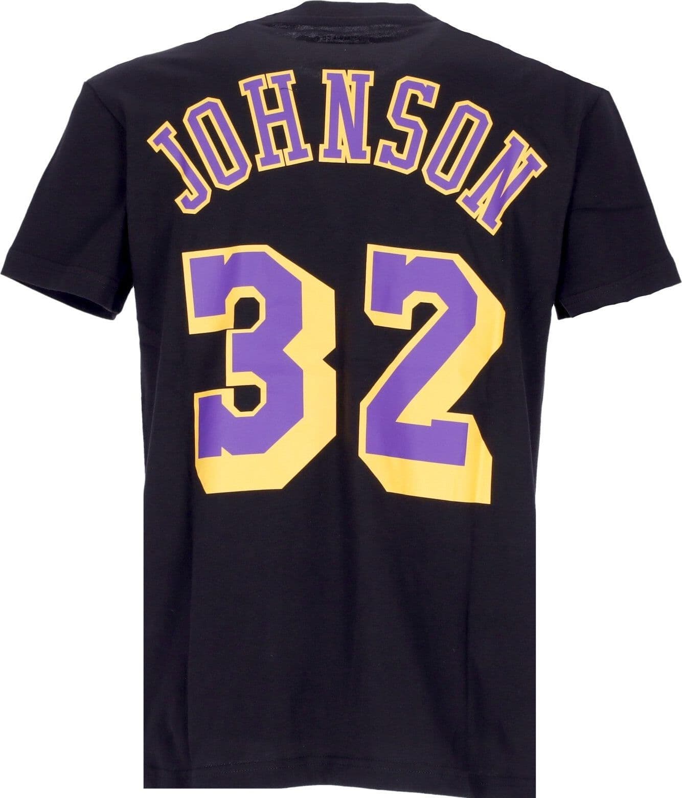 MITCHELL &amp; NESS Maglietta Uomo Nba Tee Hardwood Classics No 32 Magic Johnson Loslak Black/original Team Colors da uomo in T-shirt Drestige - Casamassima, commercioVirtuoso.it