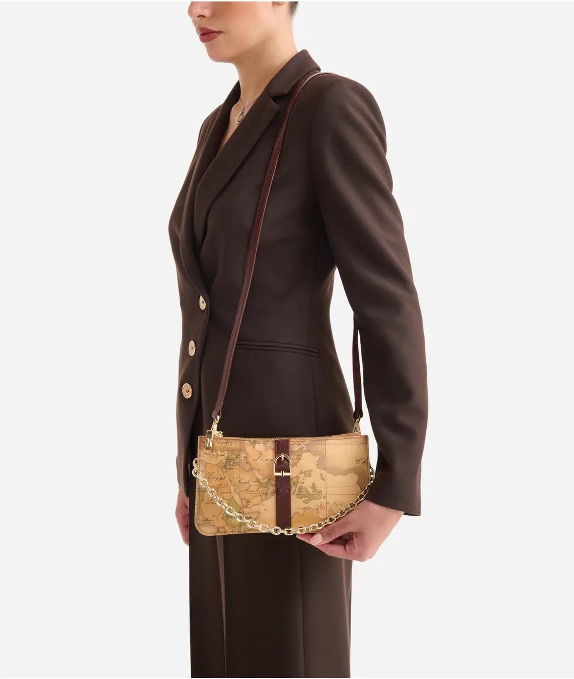 1^ Classe Borsa donna Borsa Valley Geo tracollina doppia Mogano PP28/G611 0529 in Borse a tracolla Broadway Red - Barletta, commercioVirtuoso.it