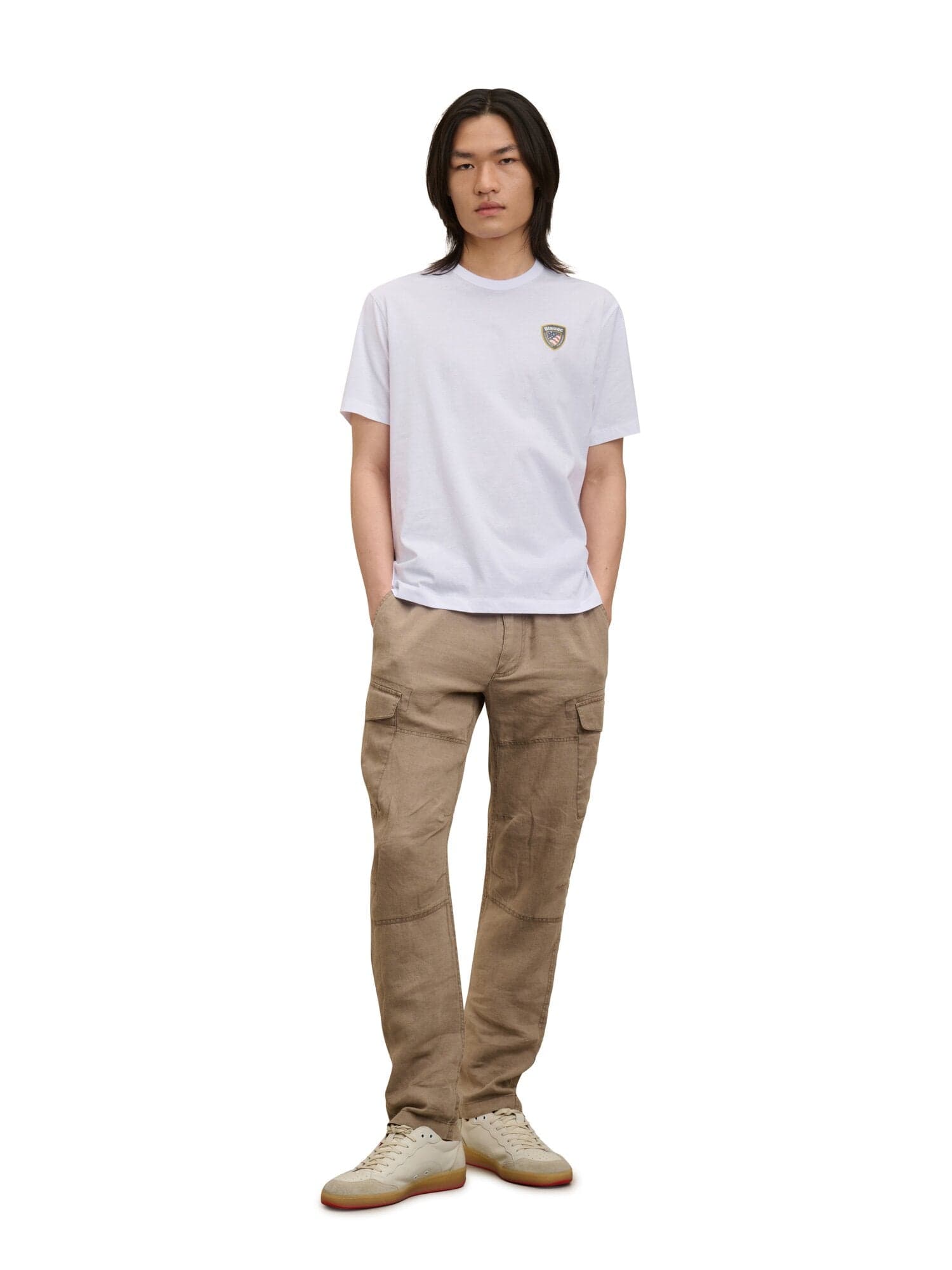 Blauer T-shirt uomo mod Faxon 25SBLUH02194