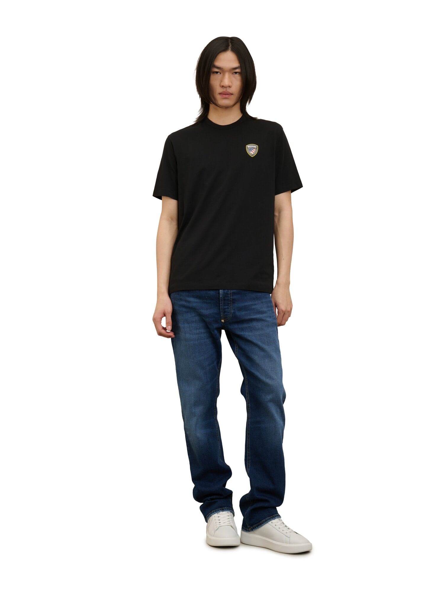 Blauer T-shirt uomo mod Faxon 25SBLUH02194 in T-shirt Broadway Red - Barletta, commercioVirtuoso.it