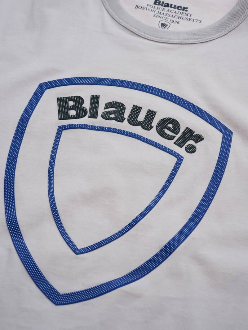 Blauer T-shirt uomo mod Hallet 25SBLUH02199 933 in T-shirt Broadway Red - Barletta, commercioVirtuoso.it