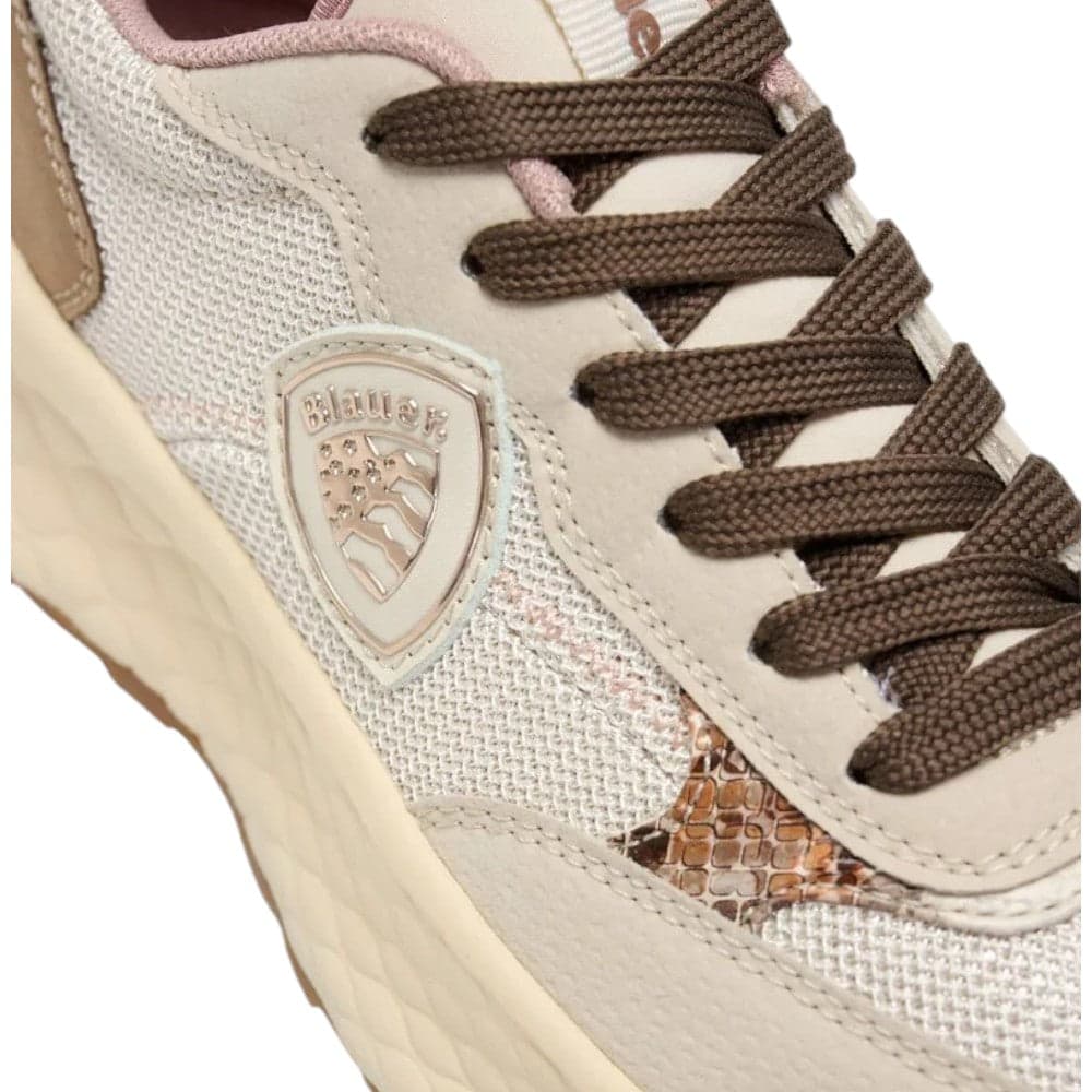 BLAUER sneakers da donna CREAM/BROWN art. F5LYNN01/PYT in Sneaker casual Prodotti di Classe - Nocera Superiore, commercioVirtuoso.it