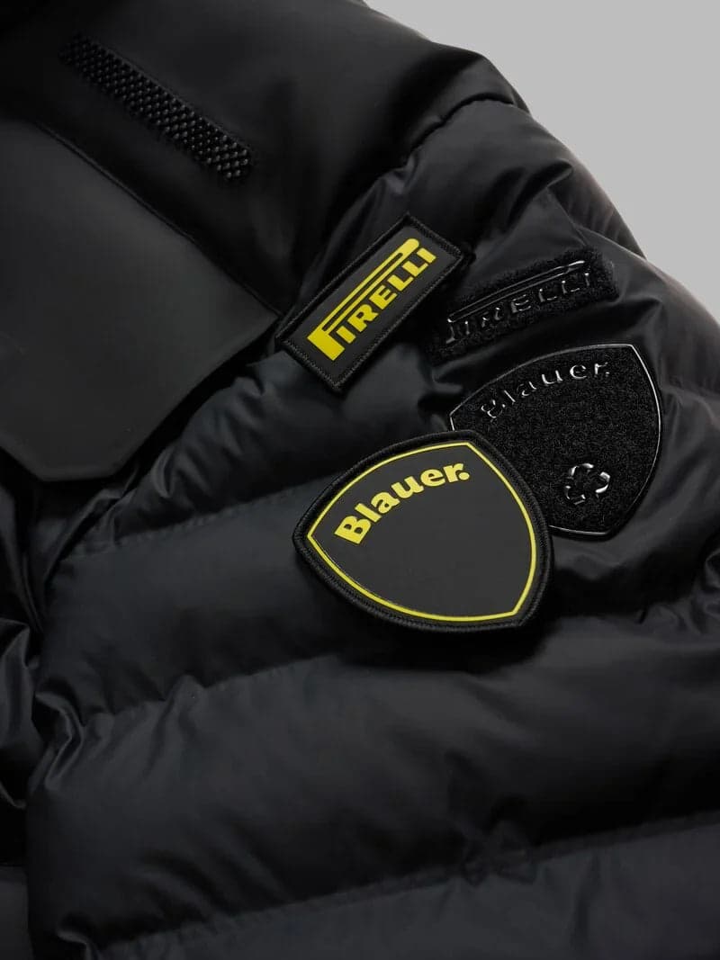Blauer Capospalla uomo Puffertech jacket Blauer x Pirelli Capsule 25WSPOC02003 in Gilet Broadway Red - Barletta, commercioVirtuoso.it