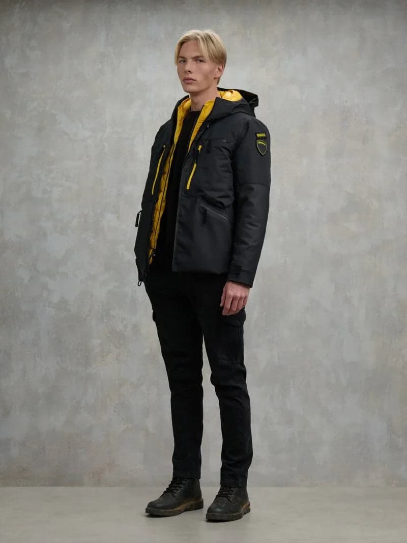 Blauer Capospalla uomo Windbreaker 2 in 1 Blauer x Pirelli Capsule 25WSPOC05005 in Giacche Broadway Red - Barletta, commercioVirtuoso.it