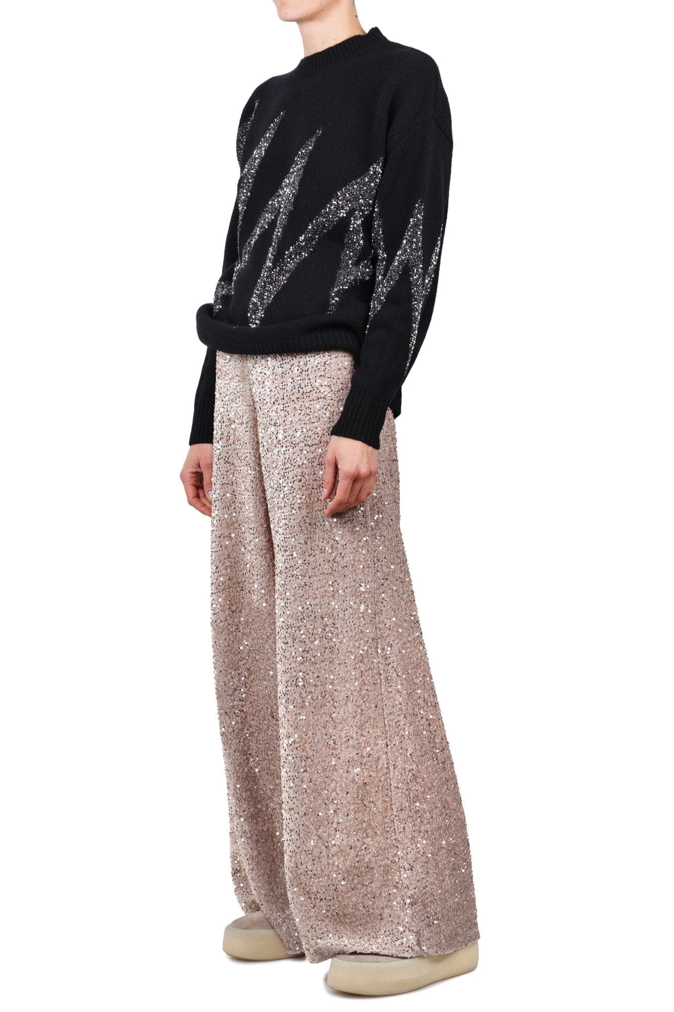 LA FEMME BLANCHE La Femme Blanche - Pantalone - 461721 - Beige da donna in Pantaloni sportivi Drestige - Casamassima, commercioVirtuoso.it
