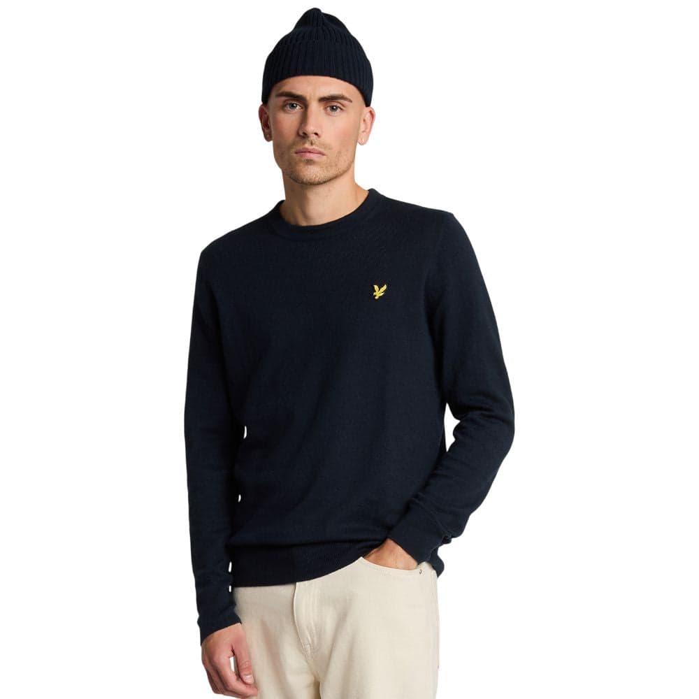 Lyle & Scott pullover merino dark navy  KN2110VC in Maglioni Prodotti di Classe - Nocera Superiore, commercioVirtuoso.it