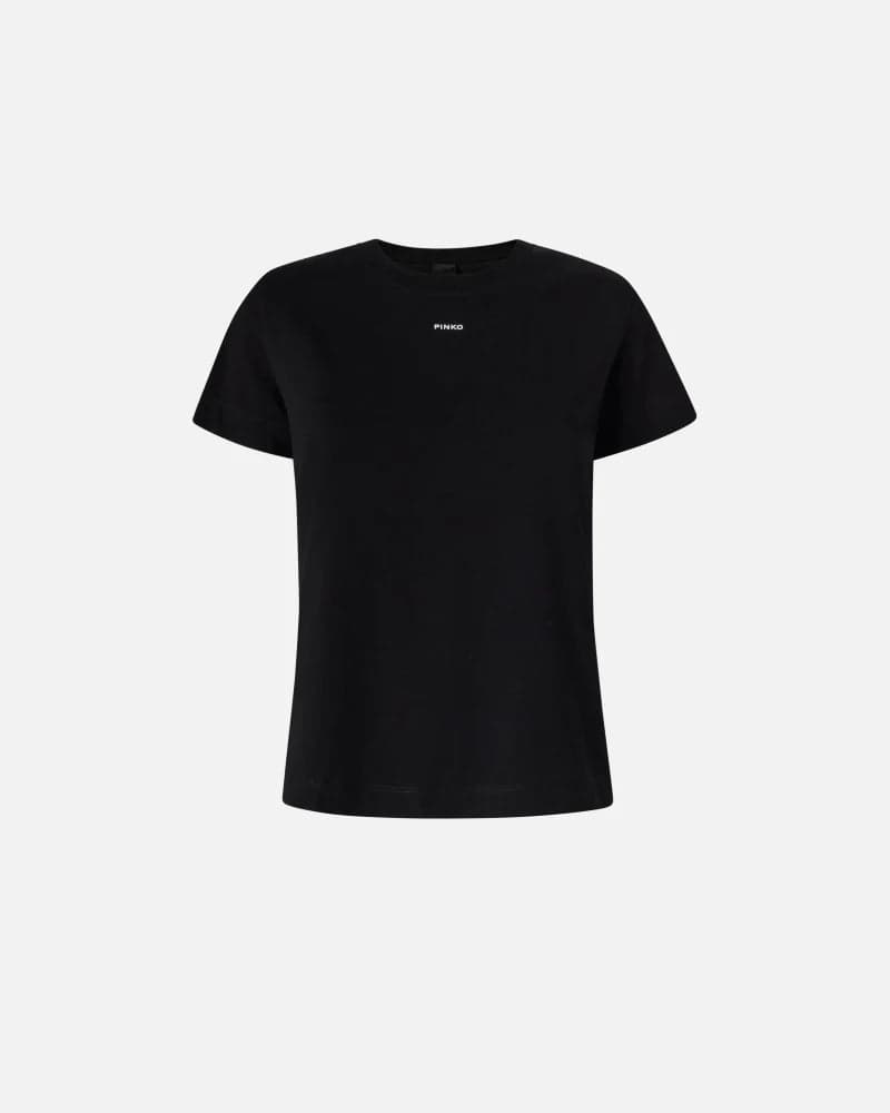 Pinko BASICO T-SHIRT JERSEY LOGO PINKO FW25 da donna in T-shirt Drestige - Casamassima, commercioVirtuoso.it