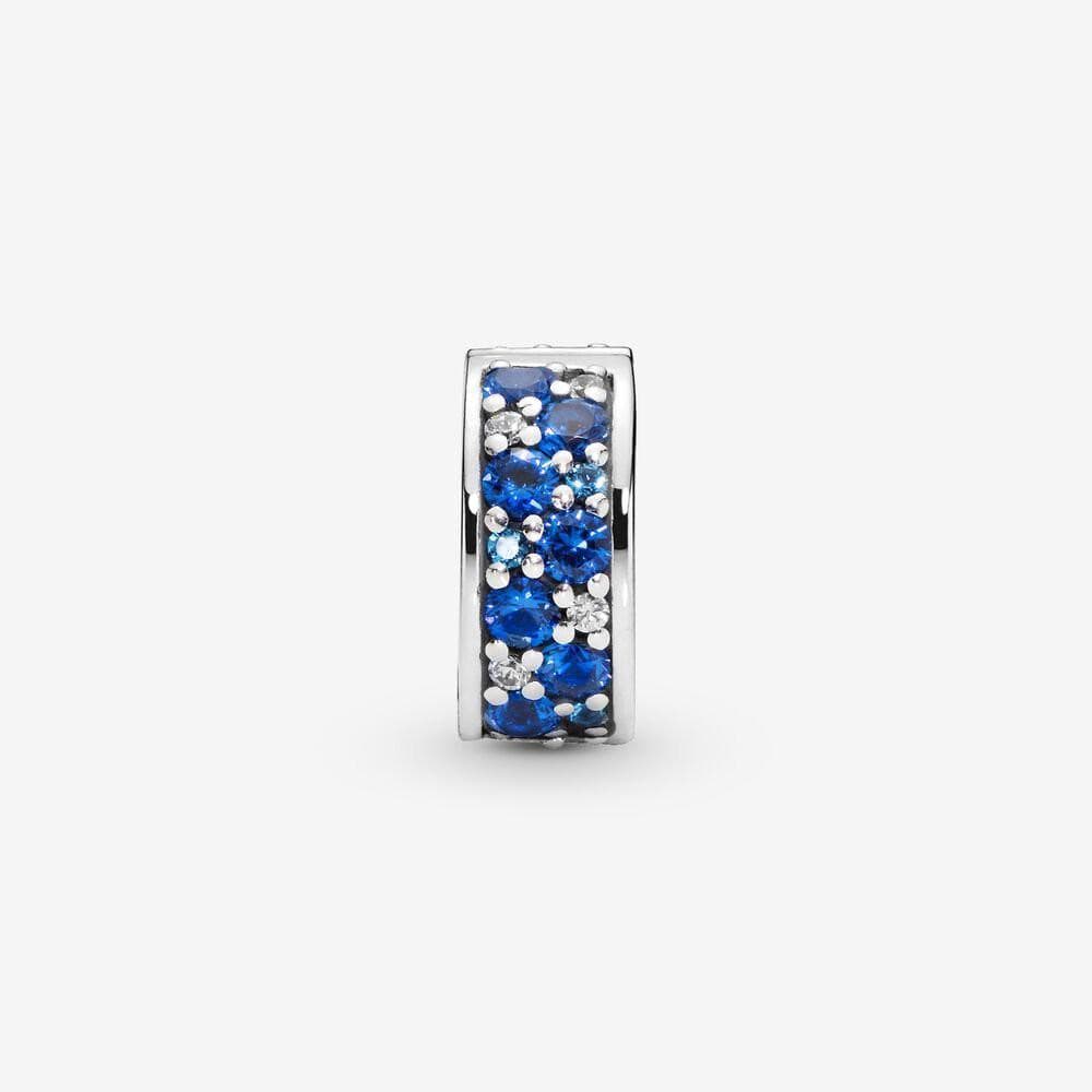 Pandora  Clip con pavé blu in Bead Charm Alba Gioielli - Casoria, commercioVirtuoso.it