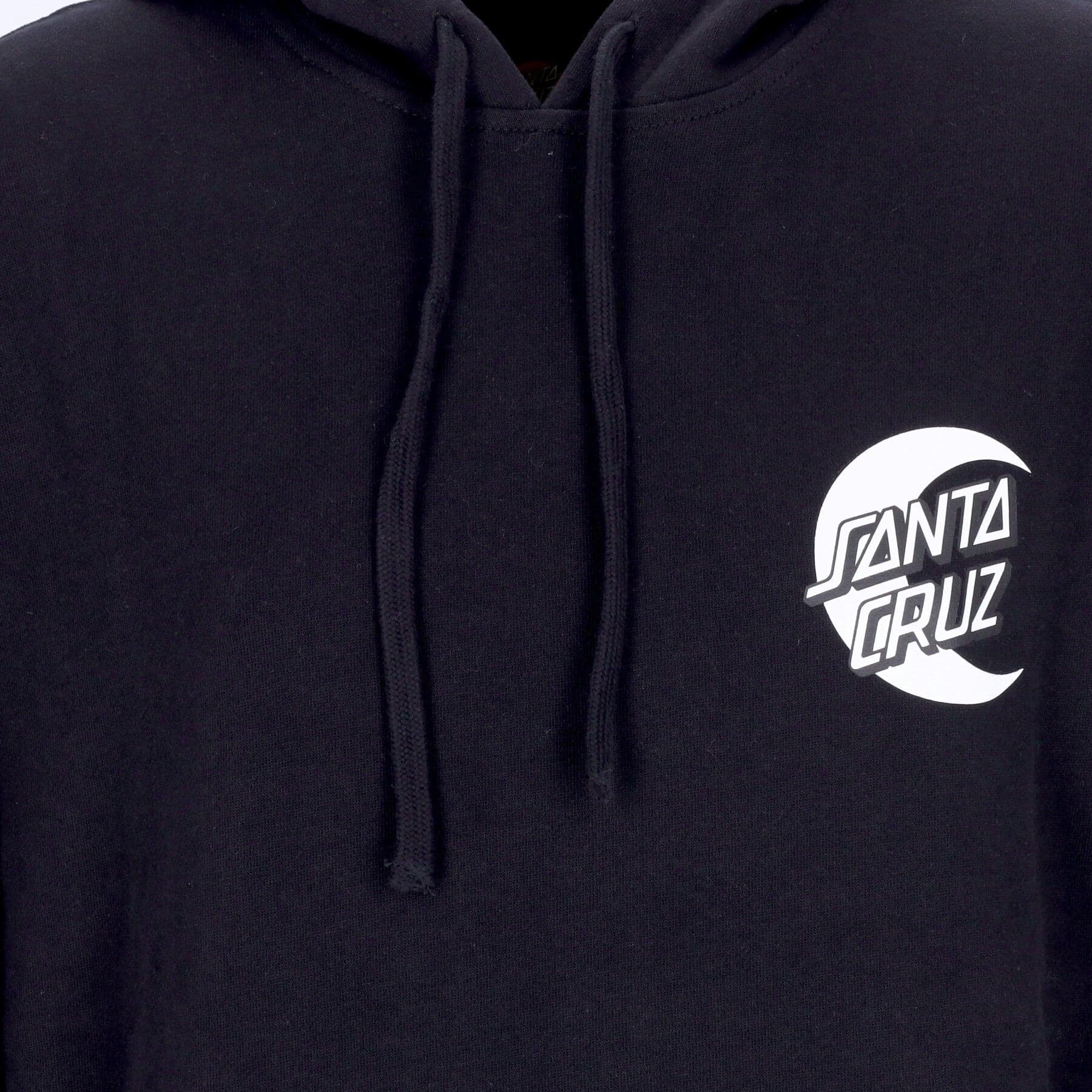 SANTA CRUZ Felpa Leggera Cappuccio Uomo Cabana Moon Dot Hood Black da uomo in Felpe con cappuccio Drestige - Casamassima, commercioVirtuoso.it