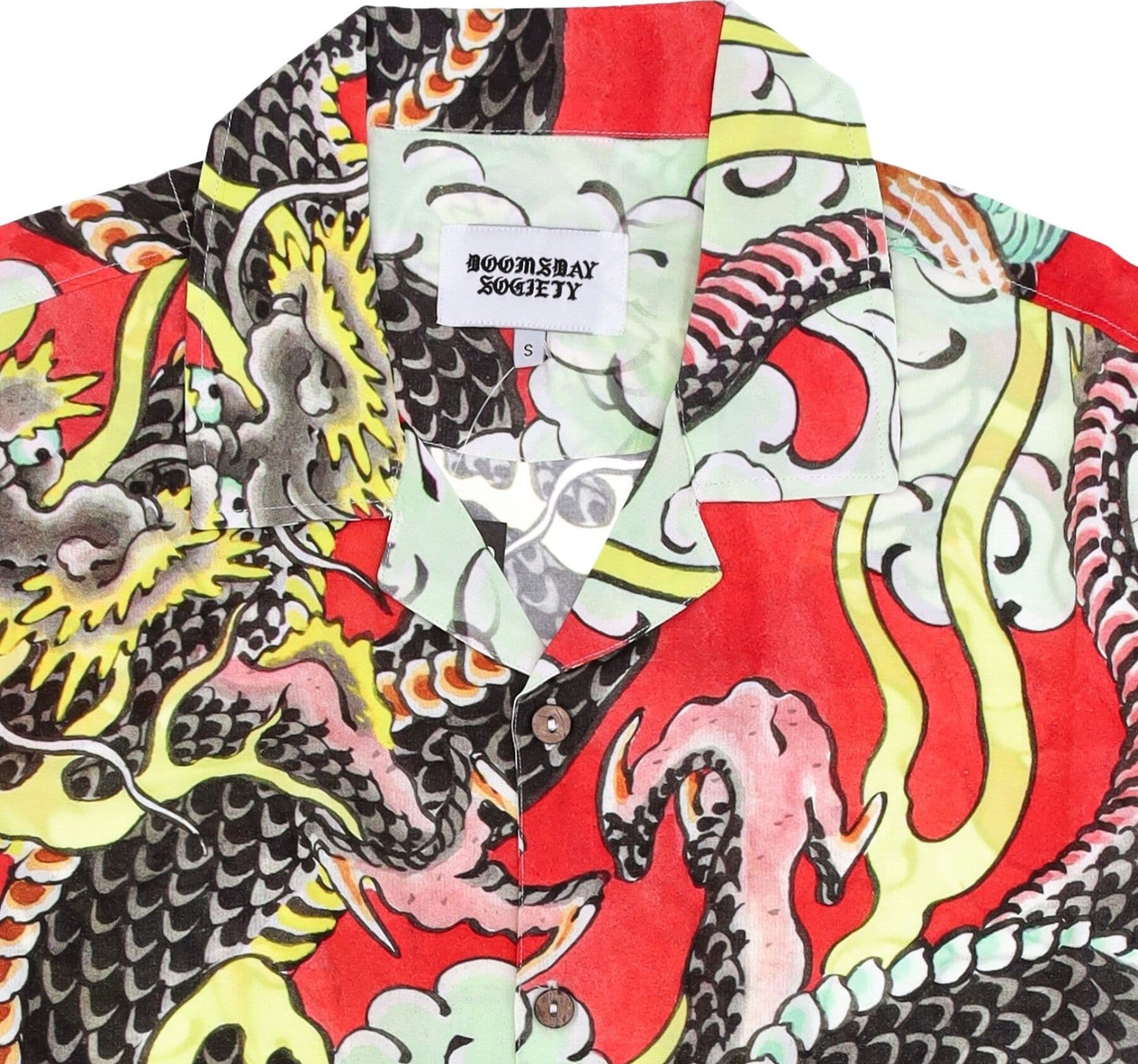 DOOMSDAY Camicia Manica Corta Uomo Dungeon Shirt Red All Over Print da uomo in Camicie casual Drestige - Casamassima, commercioVirtuoso.it