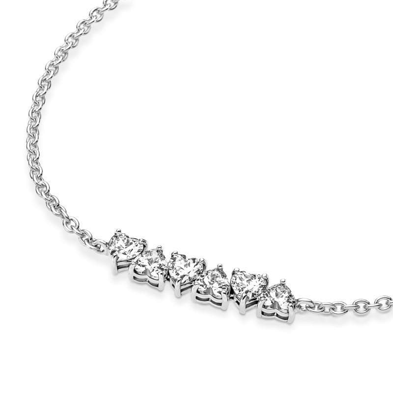 PANDORA -  Bracciale con Cuori in Bracciali Alba Gioielli - Casoria, commercioVirtuoso.it