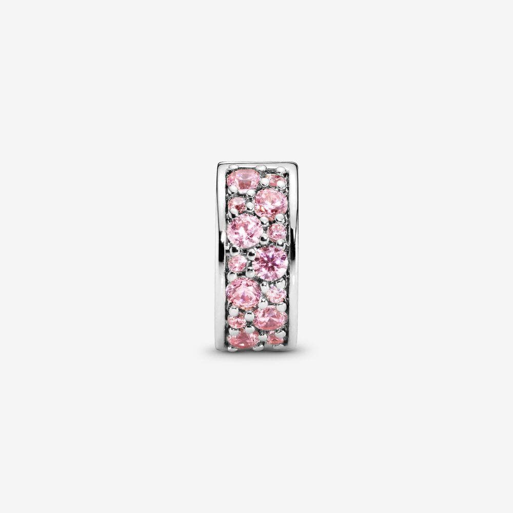 PANDORA Clip con pavé rosa in Bead Charm Alba Gioielli - Casoria, commercioVirtuoso.it