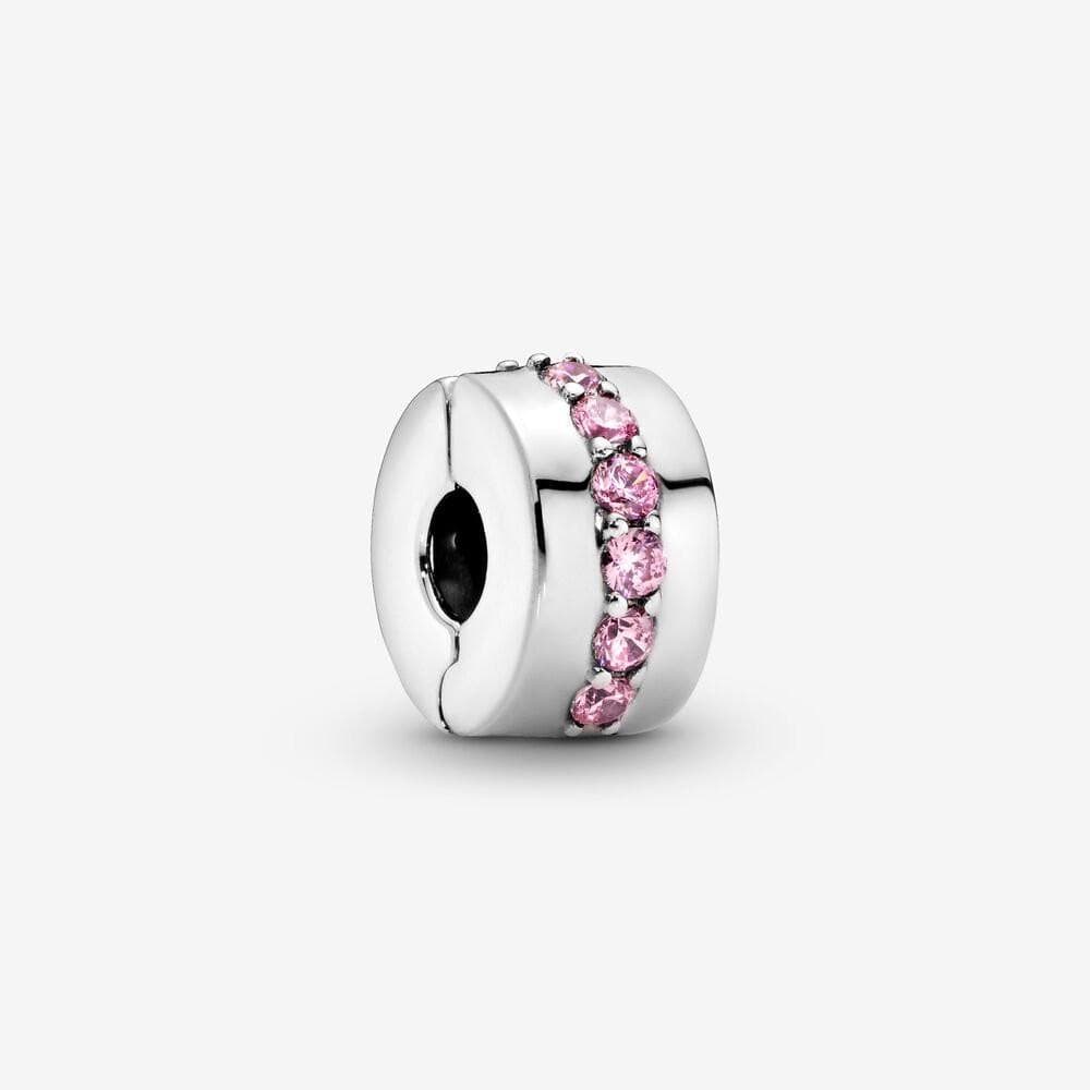 PANDORA Clip Fascia rosa scintillante in Bead Charm Alba Gioielli - Casoria, commercioVirtuoso.it
