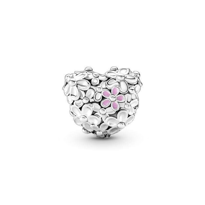 PANDORA - Charm Cuore Floreale in Bead Charm Alba Gioielli - Casoria, commercioVirtuoso.it