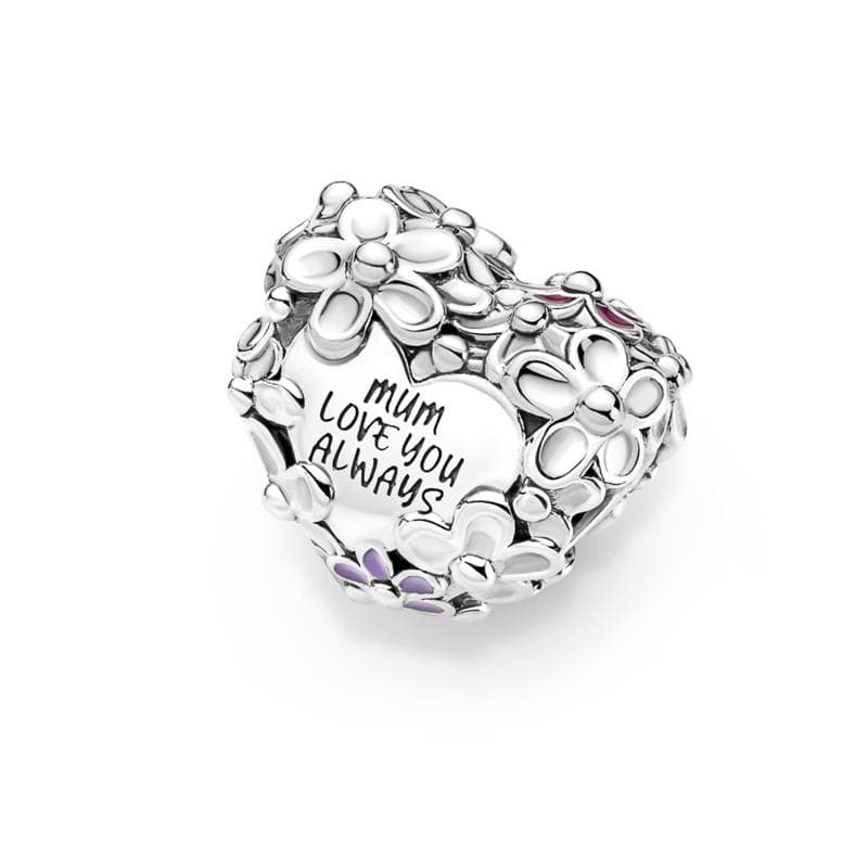 PANDORA - Charm Cuore Floreale in Bead Charm Alba Gioielli - Casoria, commercioVirtuoso.it