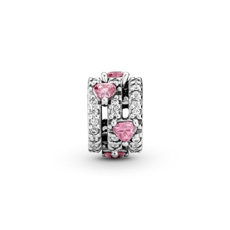 PANDORA - Charm Cuori Rosa in Bead Charm Alba Gioielli - Casoria, commercioVirtuoso.it