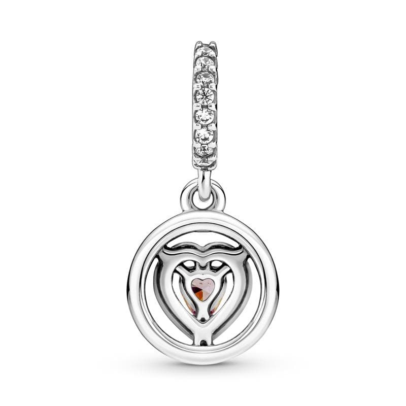 PANDORA - Charm Pendente Cuore Rosa in Bead Charm Alba Gioielli - Casoria, commercioVirtuoso.it