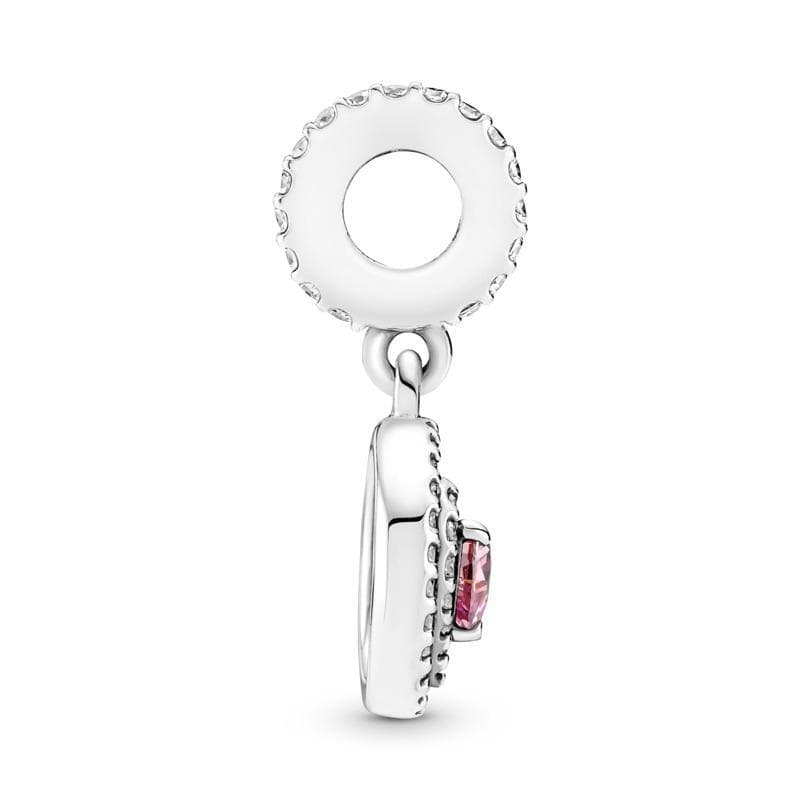 PANDORA - Charm Pendente Cuore Rosa in Bead Charm Alba Gioielli - Casoria, commercioVirtuoso.it