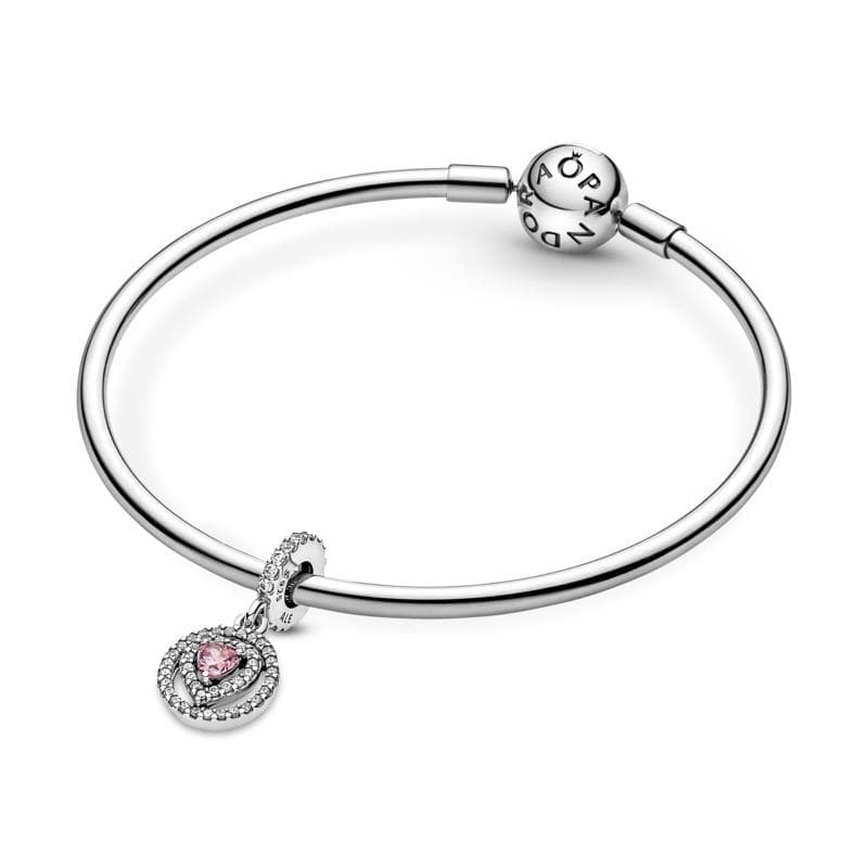PANDORA - Charm Pendente Cuore Rosa in Bead Charm Alba Gioielli - Casoria, commercioVirtuoso.it