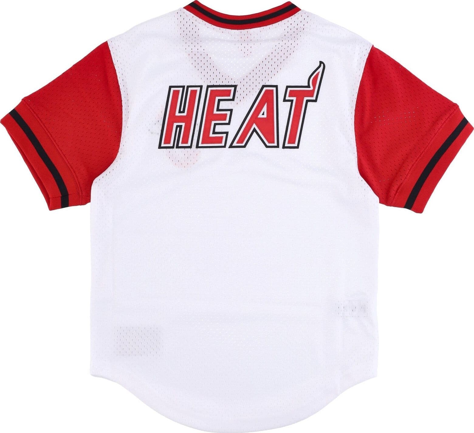 MITCHELL &amp; NESS Casacca Uomo Nba Fashion Mesh V-neck Hardwood Classics Miahea White/original Team Colors da uomo in T-Shirt Drestige - Casamassima, commercioVirtuoso.it