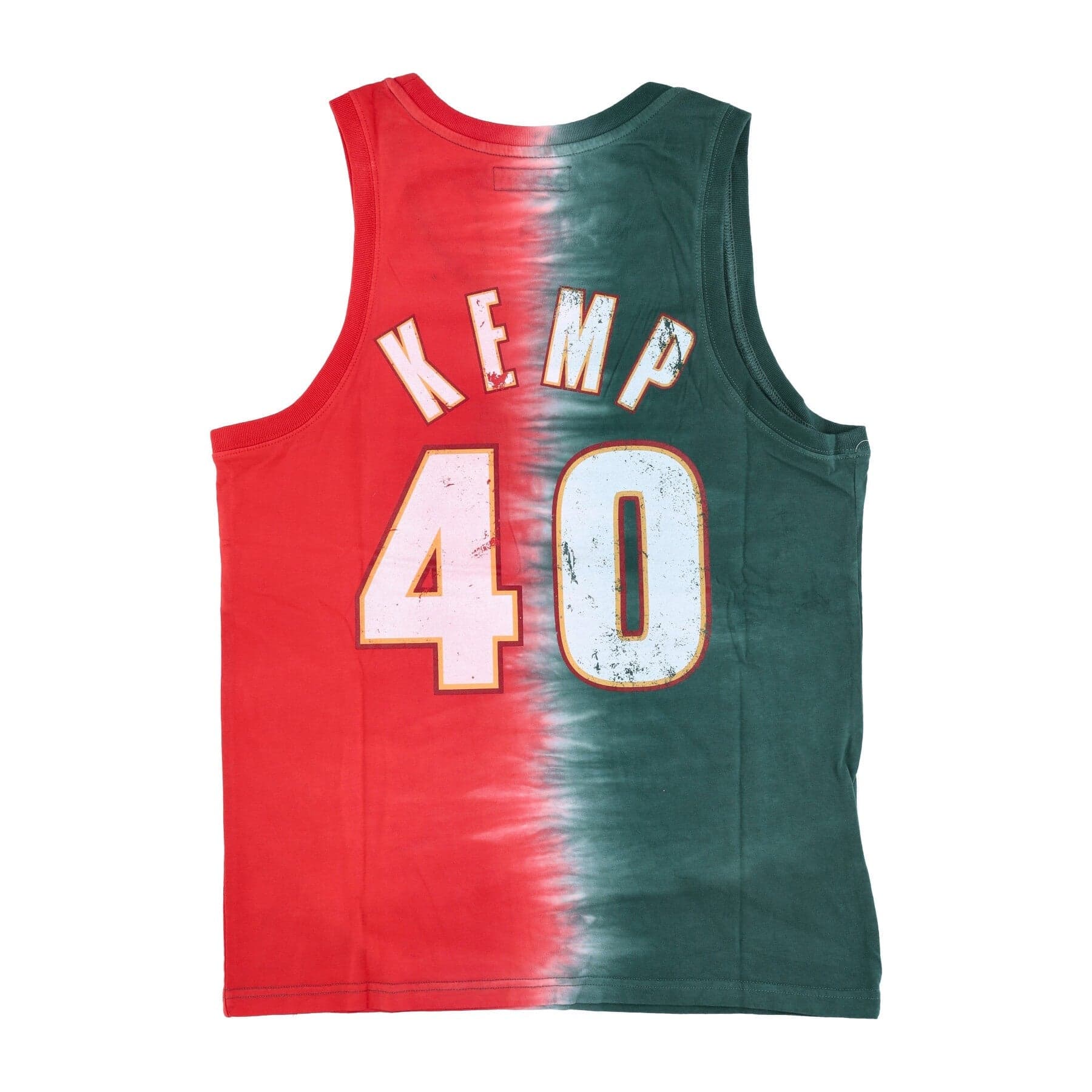MITCHELL &amp; NESS Canotta Uomo Nba Vertical Tie Dye Tank Hardwood Classics No 40 Shawn Kemp Seasup Original Team Colors da uomo in Canottiere e magliette Drestige - Casamassima, commercioVirtuoso.it
