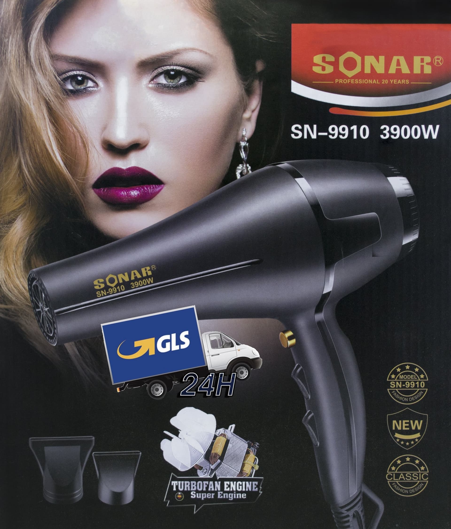 PHON PROFESSIONALE ASCIUGACAPELLI SONAR SN-9910 3900W DIFFUSORE FONO PER CAPELLI in Asciugacapelli Trade Shop italia - Napoli, commercioVirtuoso.it