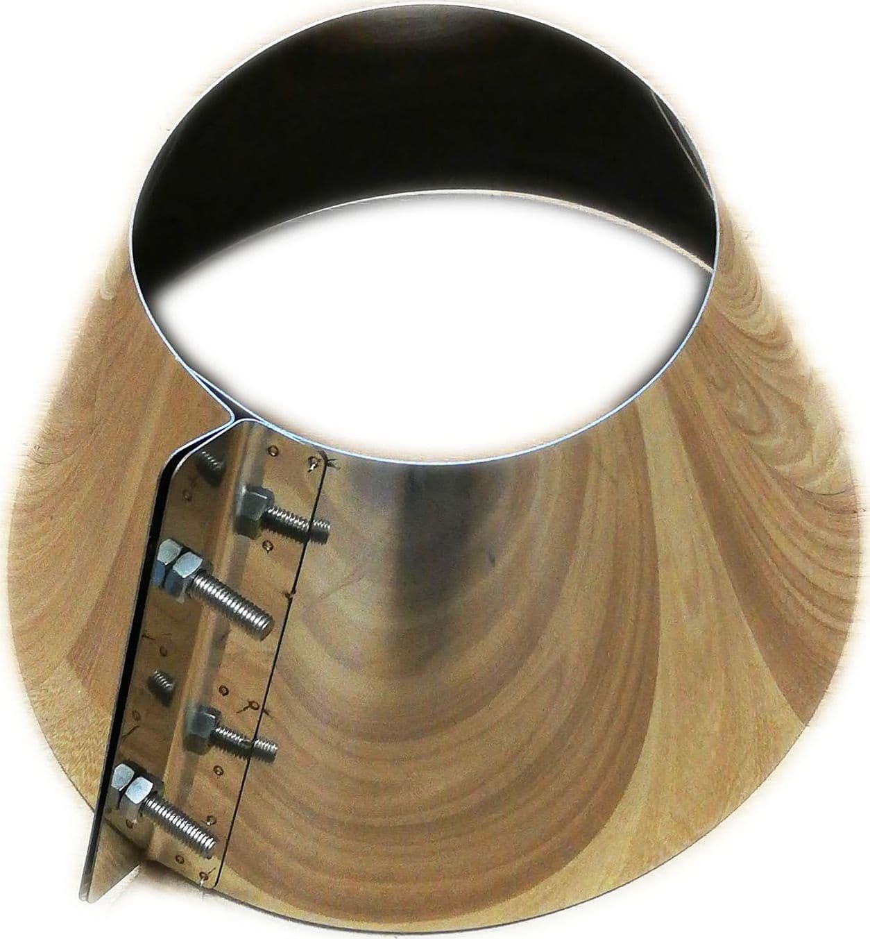 Collare conico da 220mm scossalina in acciaio inox spessore 5 decimi AISI 304