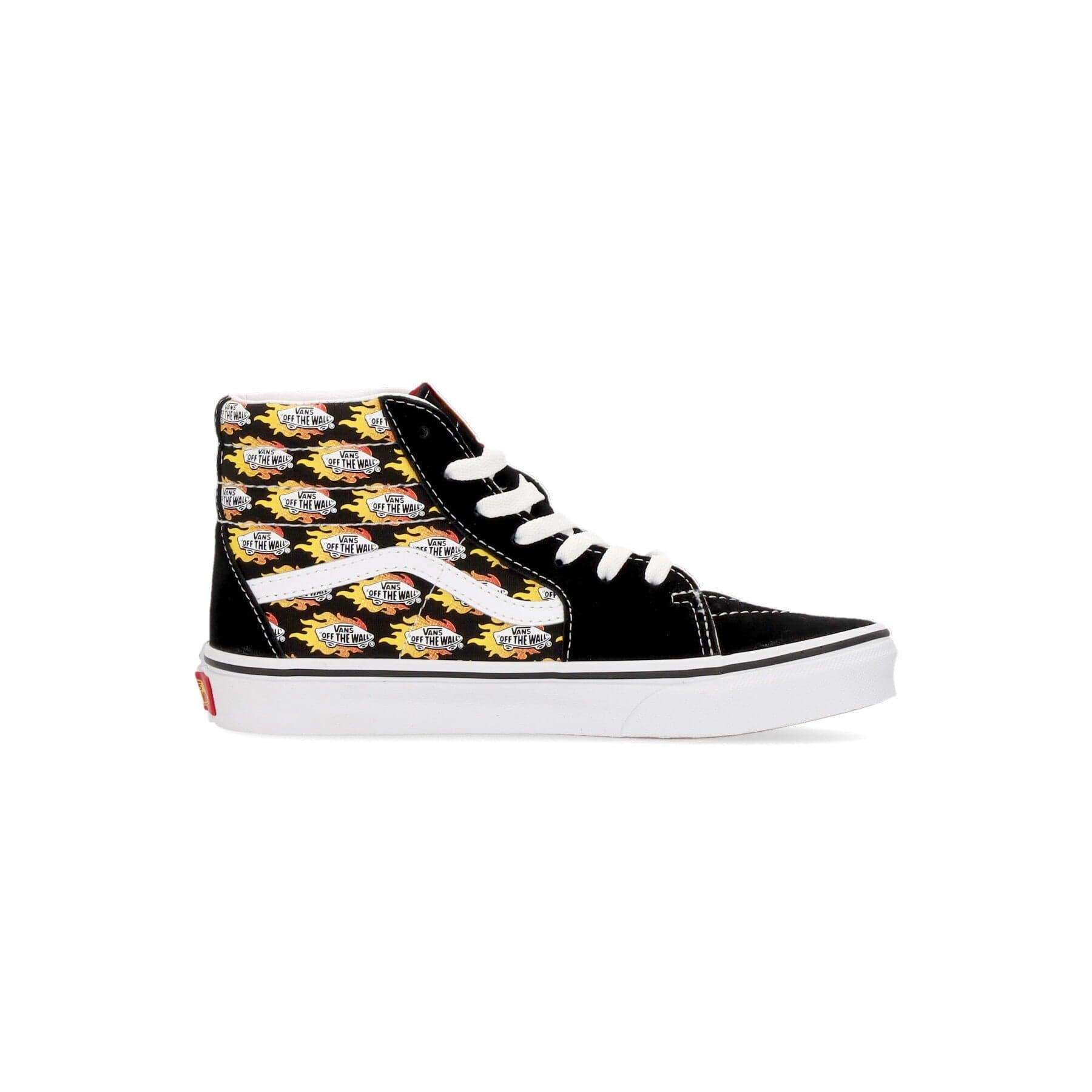 VANS Scarpa Alta Bambino Sk8-hi (flame Logo Repeat) Black/flaming Vans da bambino in Sneaker casual Drestige - Casamassima, commercioVirtuoso.it