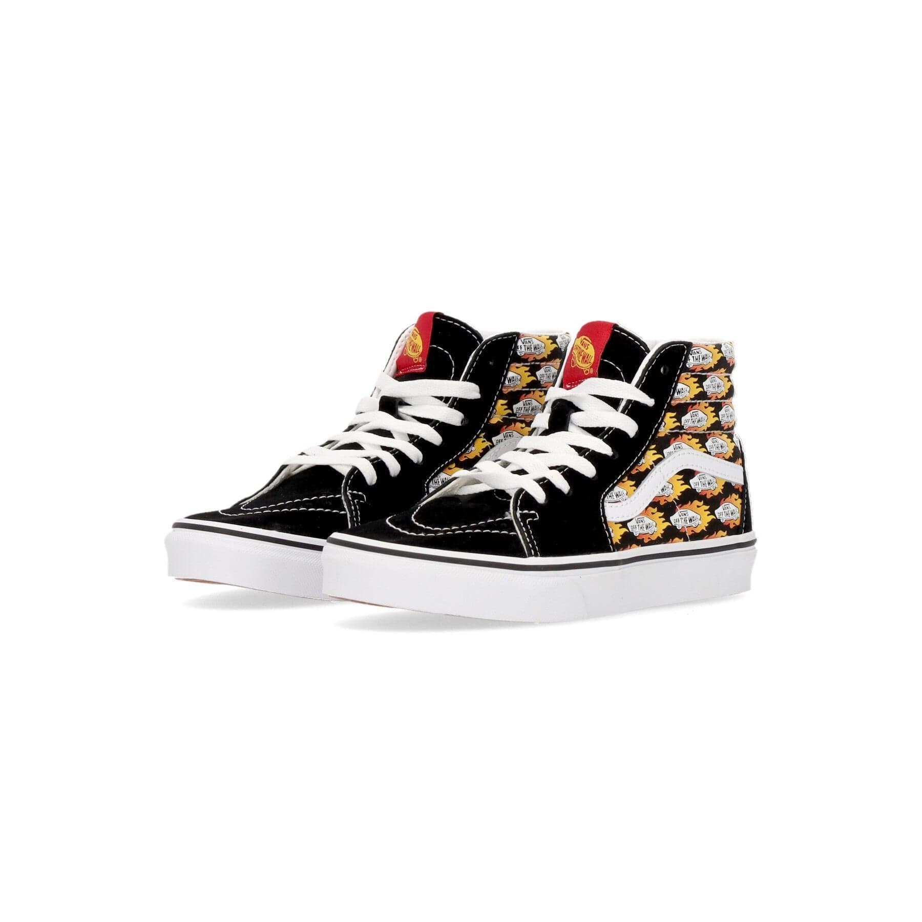 VANS Scarpa Alta Bambino Sk8-hi (flame Logo Repeat) Black/flaming Vans da bambino in Sneaker casual Drestige - Casamassima, commercioVirtuoso.it