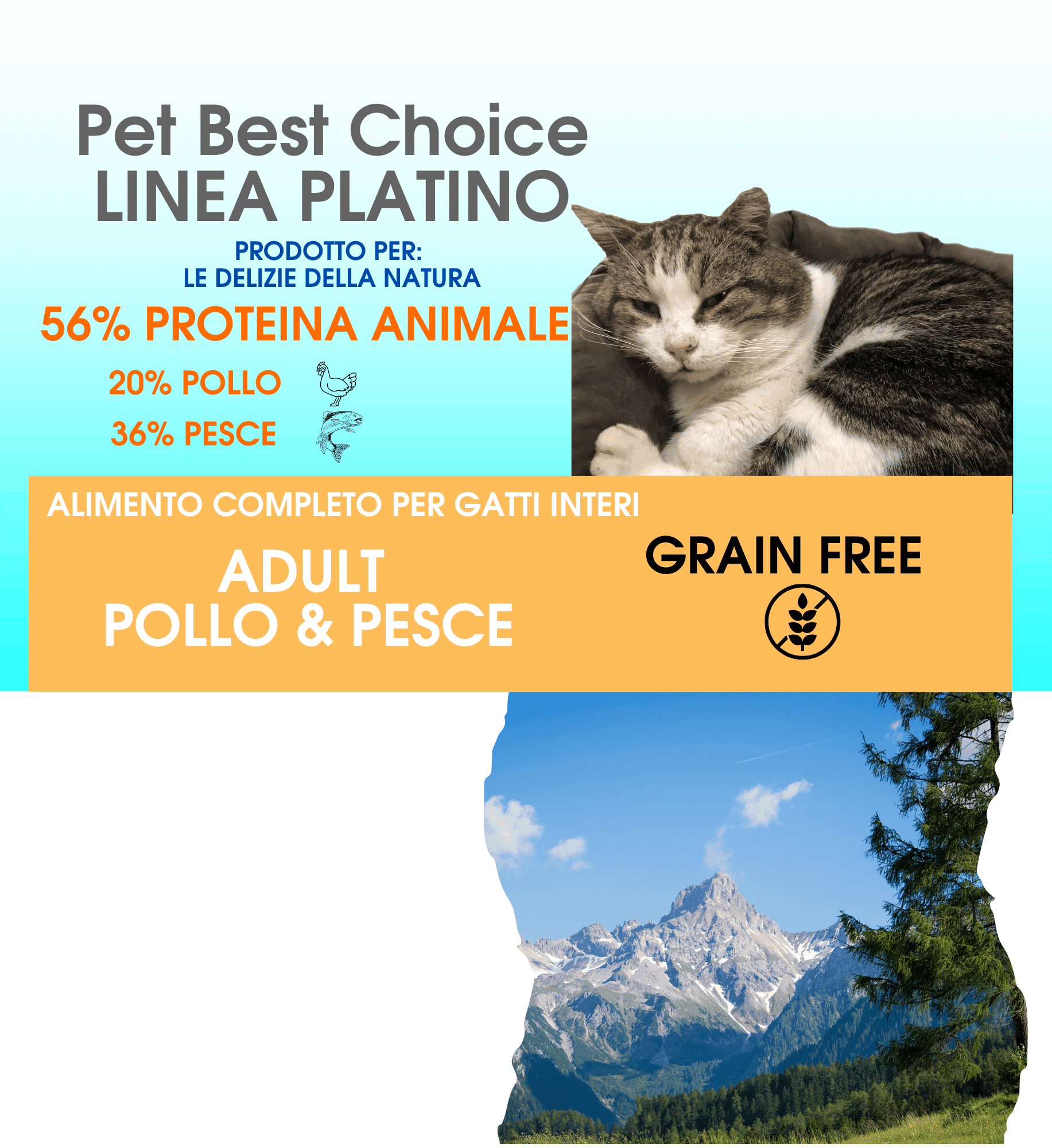 PETBESTCHOICE Grainfree Adult 56% Pollo e Pesce in Secco Petbestchoice - Loreo, commercioVirtuoso.it