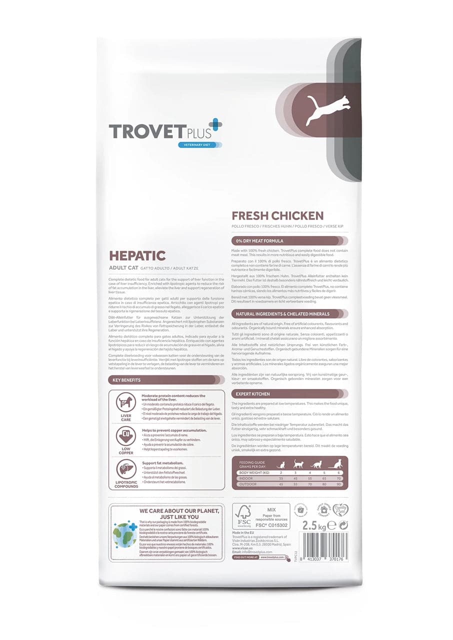 Trovet plus problemi di fegato del gatto in Secco Petbestchoice - Loreo, commercioVirtuoso.it