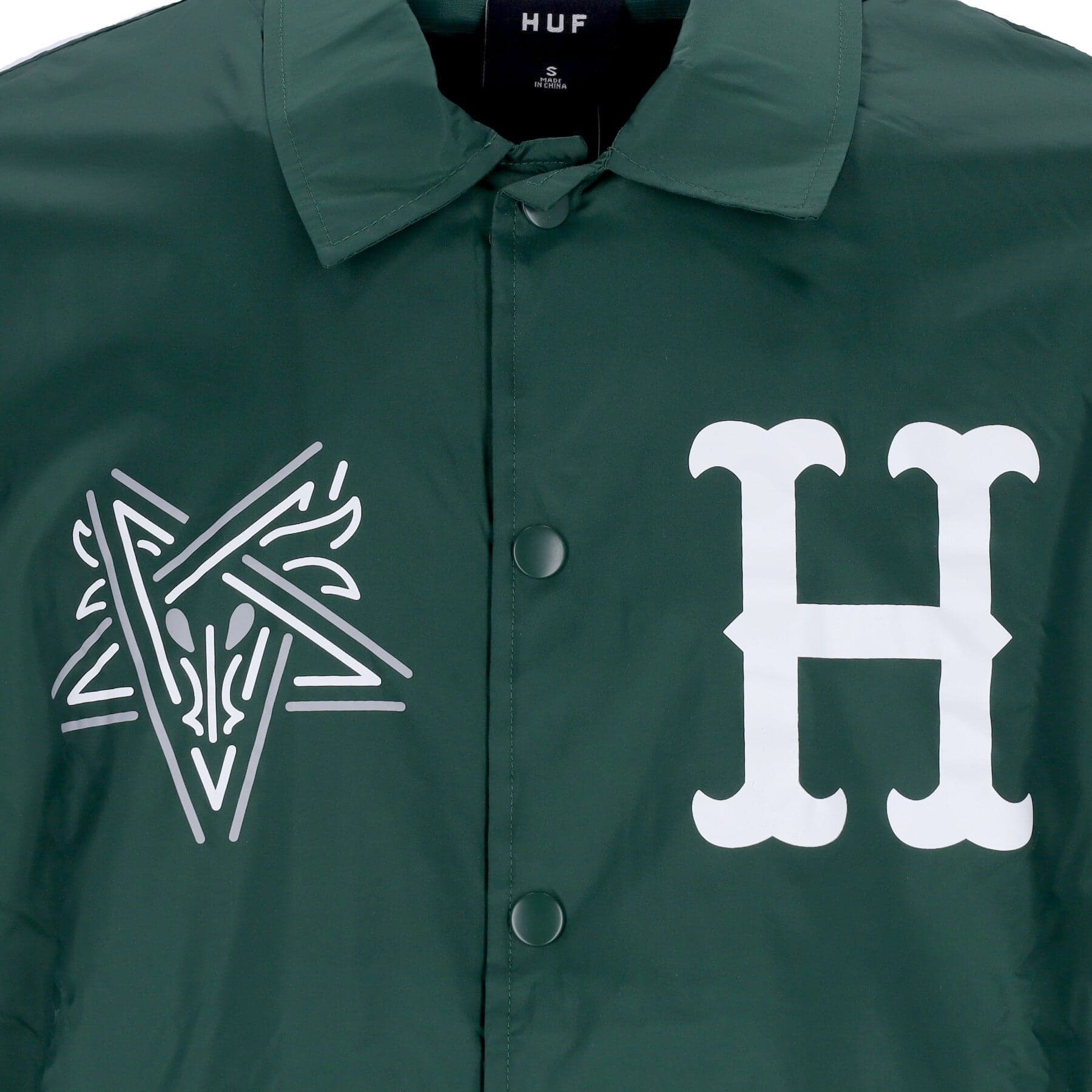 HUF Giacca Coach Jacket Uomo Split Coaches Jacket X Thrasher Black da uomo in Giacche Drestige - Casamassima, commercioVirtuoso.it