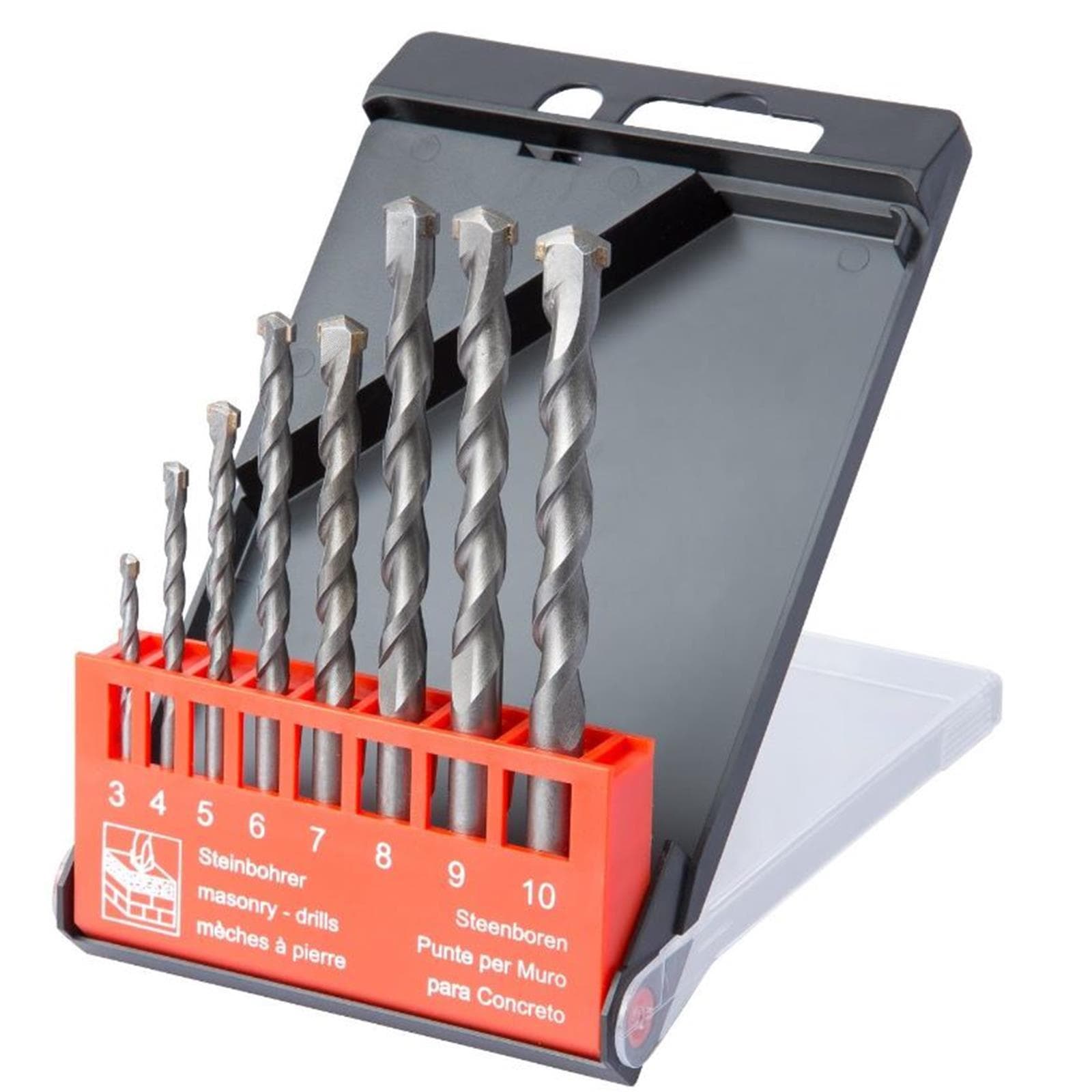 Kit 8 punte per cemento in acciaio testa tungsteno con custodia per trapano avvitatore in Trapani combinati La Zappa - Altamura, commercioVirtuoso.it