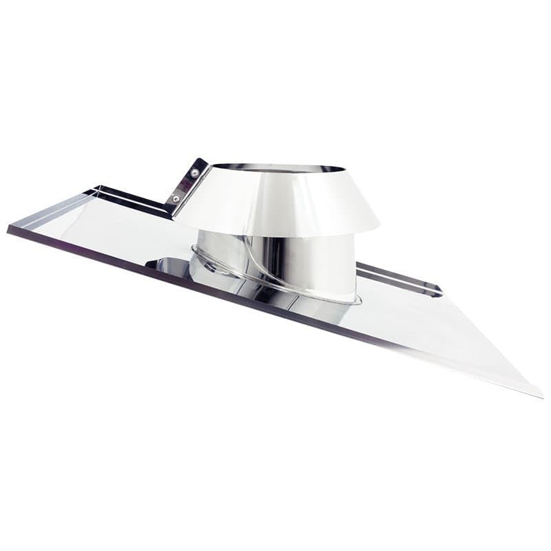 Faldale inclinato da 300mm in acciaio inox 6 decimi AISI 304
