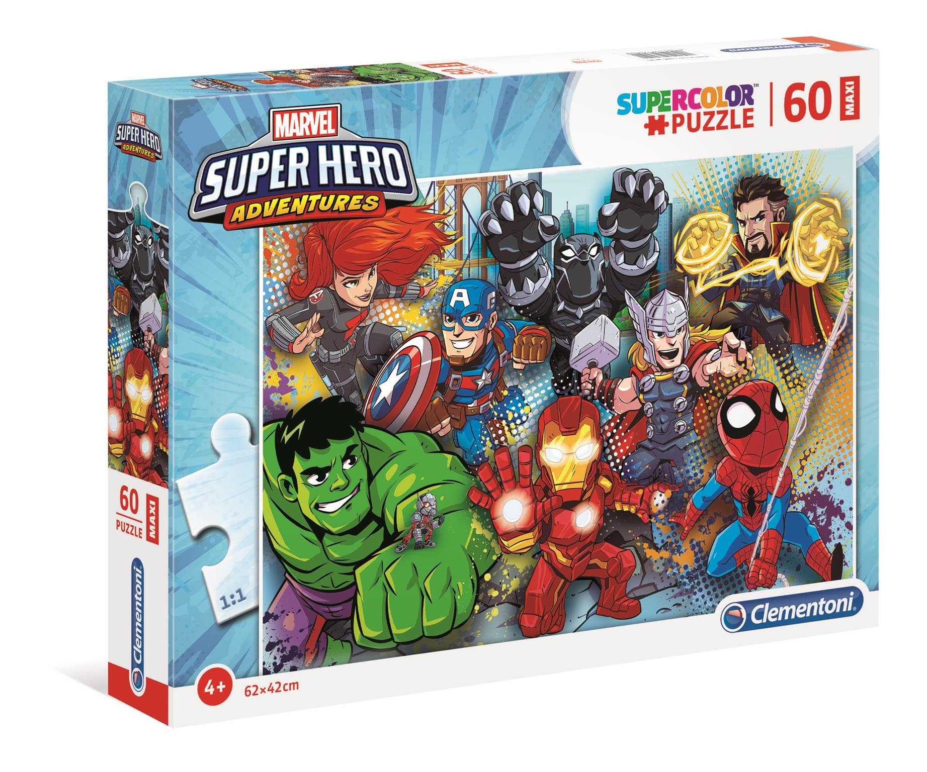 Puzzle 60pz maxi superhero in Puzzle classici Save The Money - Rimini, commercioVirtuoso.it