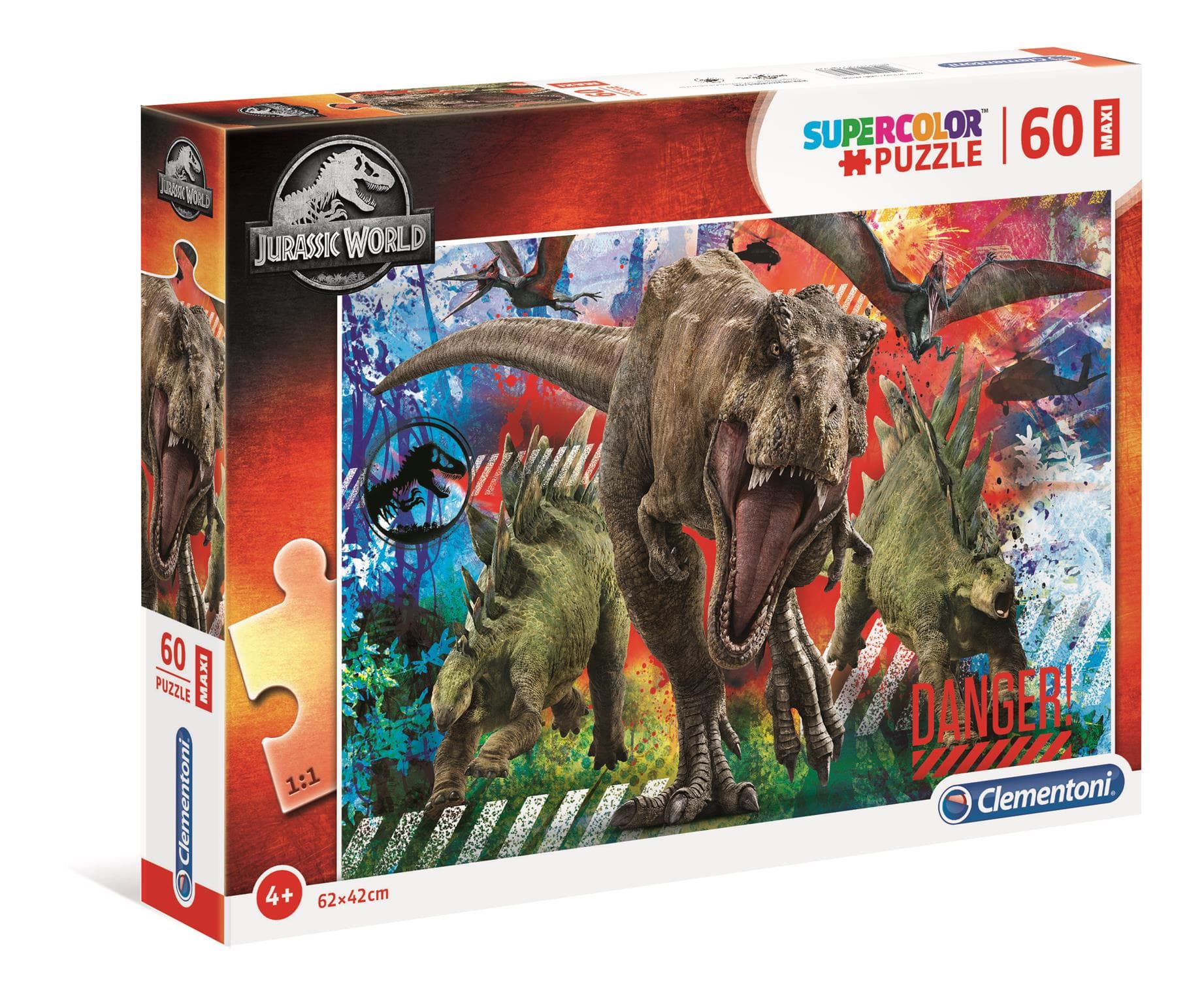 Puzzle 60pz maxi jurassic world in Puzzle classici Save The Money - Rimini, commercioVirtuoso.it