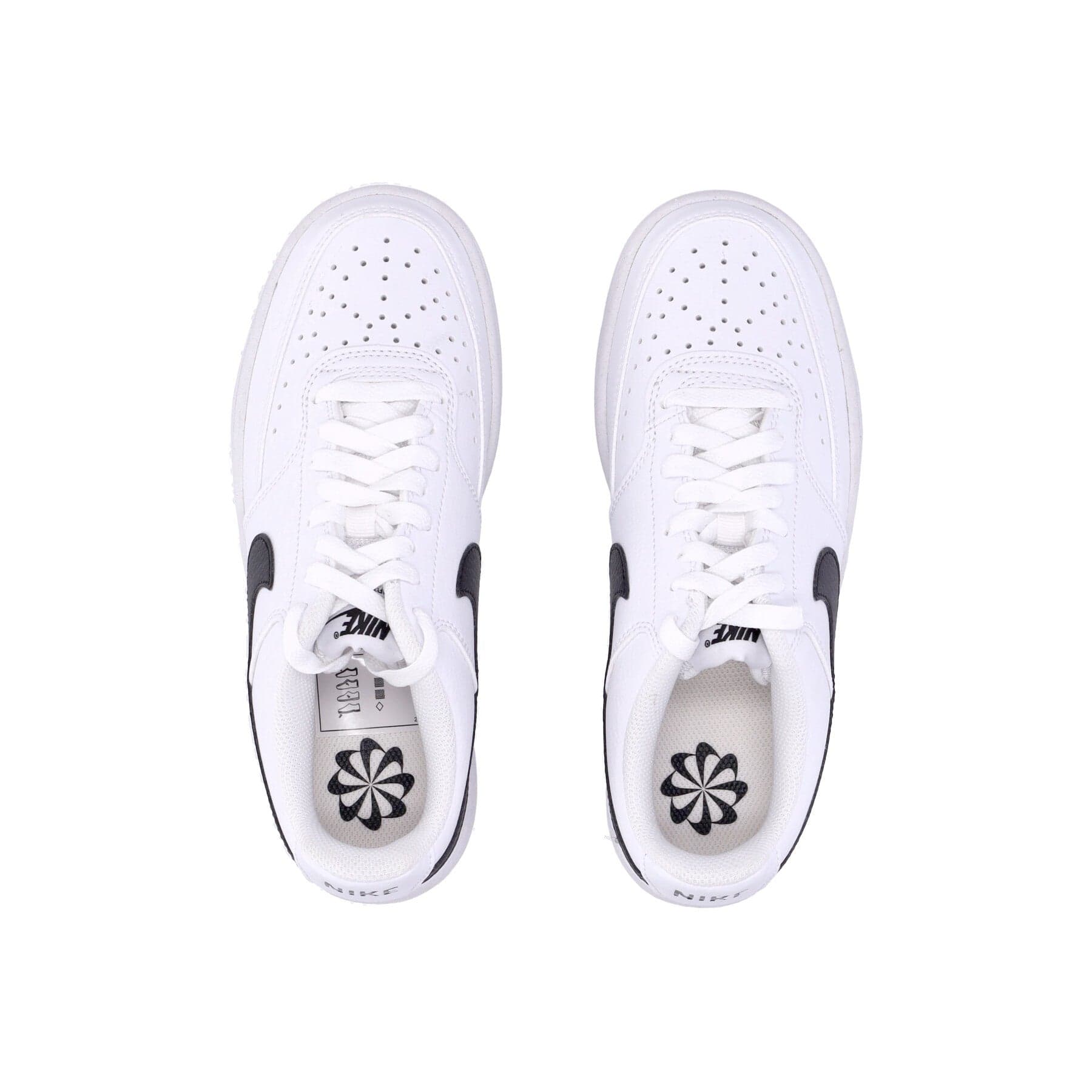 Nike Scarpa Bassa Donna W Court Vision Low Next Nature White/black/white da donna in Sneaker casual Drestige - Casamassima, commercioVirtuoso.it