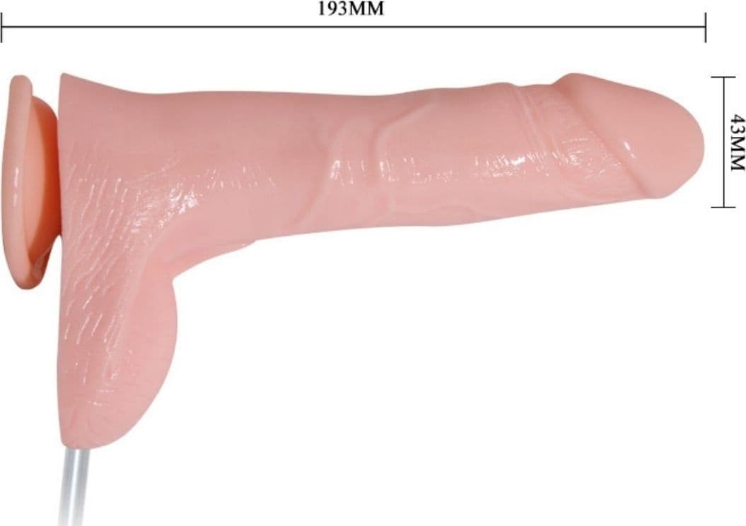 Fallo realistico con vibrazione e funzione di spruzzo, 19,3 cm in Dildo realistici Sexy Tentazioni - Siracusa, commercioVirtuoso.it