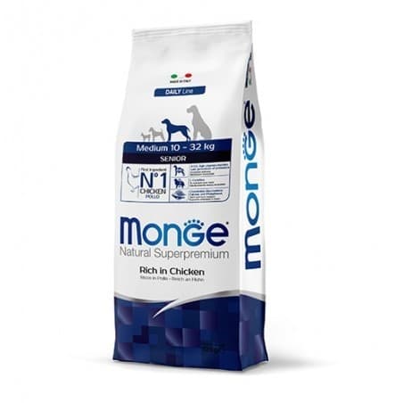Monge Natural Superpremium secco Cani Senior Medium pollo in Secco 101 Market - Poggibonsi, commercioVirtuoso.it