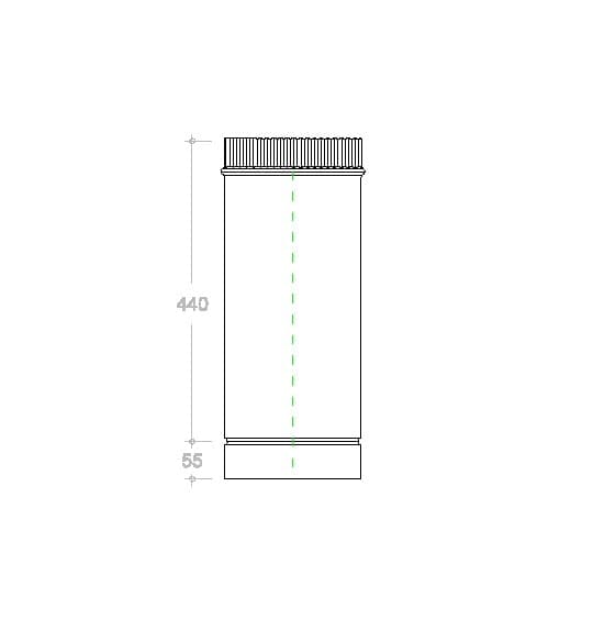 Tubo canale zincato da 250 x 500 mm spessore 6 decimi in Ferro Aloiserw.com - Altomonte, commercioVirtuoso.it