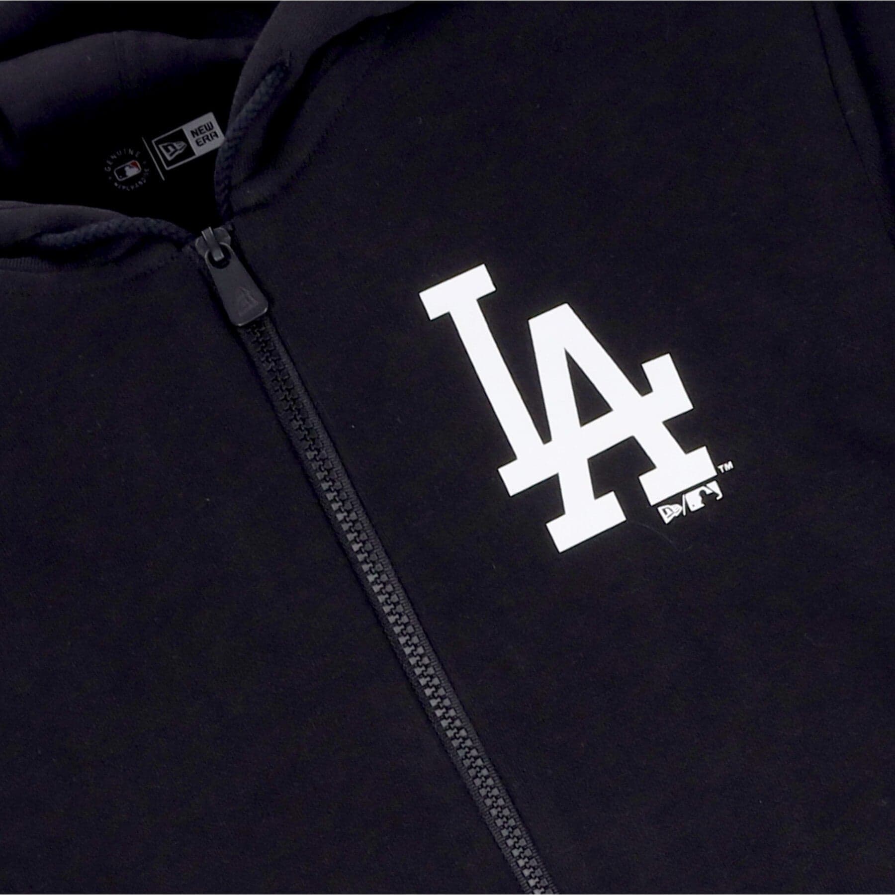 NEW ERA Felpa Cappuccio Zip Uomo Mlb League Essential Fz Losdod Black/white da uomo in Felpe con cappuccio Drestige - Casamassima, commercioVirtuoso.it