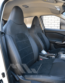 Set coprisedili su misura per Nissan Juke 2 (2019+), Leather style in Set per interni Autooggetti.it - Roma, commercioVirtuoso.it
