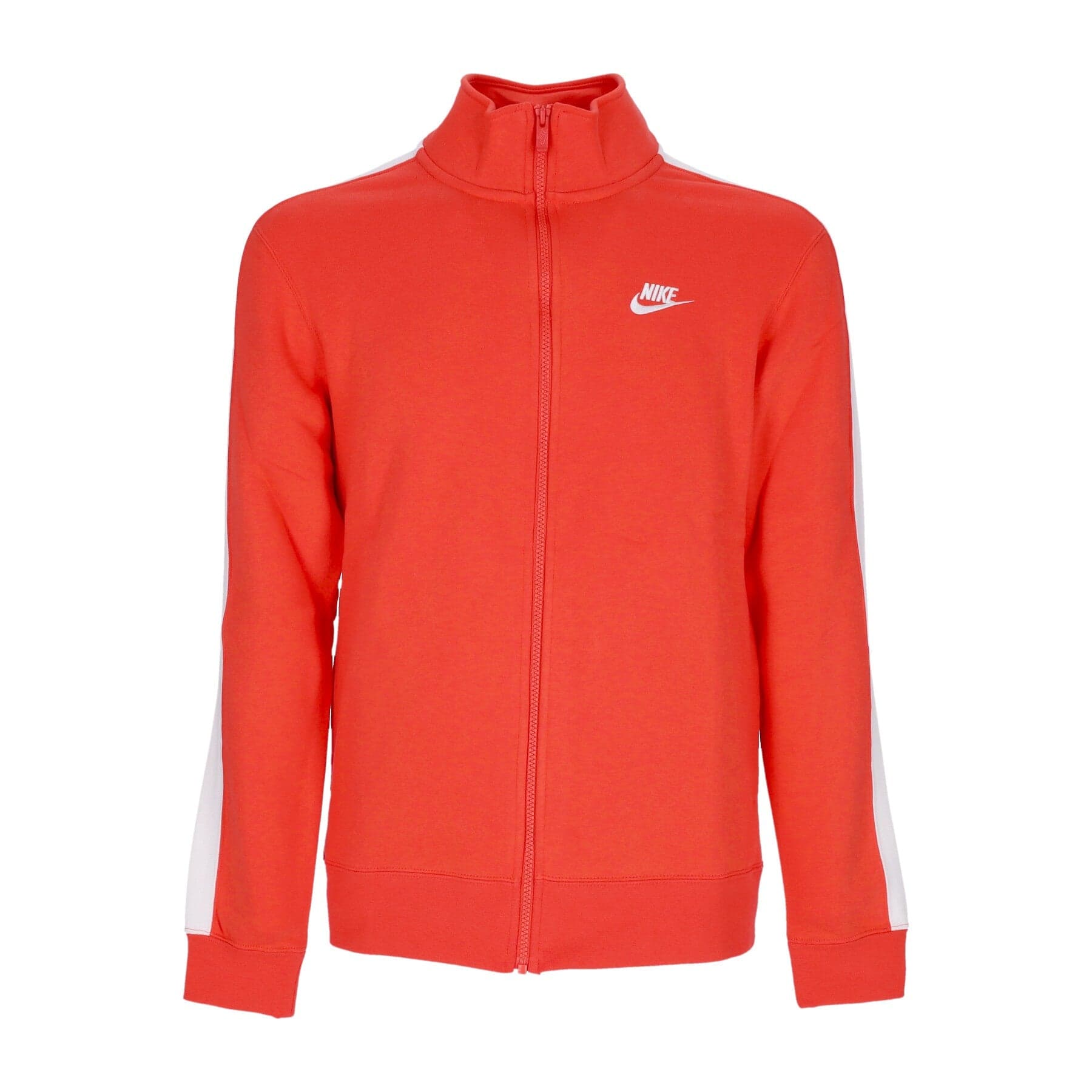Nike Felpa Collo Alto Uomo Sportswear Club Bb Track Jacket Lt Crimson/white da uomo in Felpe senza cappuccio Drestige - Casamassima, commercioVirtuoso.it