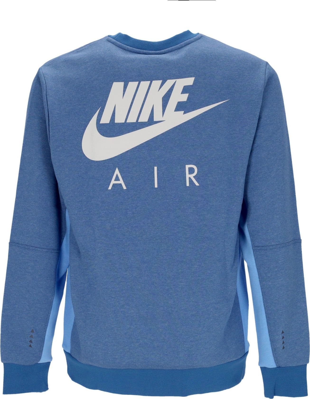 Nike Felpa Girocollo Uomo Sportswear Air Brushed-back Crew Dk Marina Blue/htr/light Bone da uomo in Felpe senza cappuccio Drestige - Casamassima, commercioVirtuoso.it