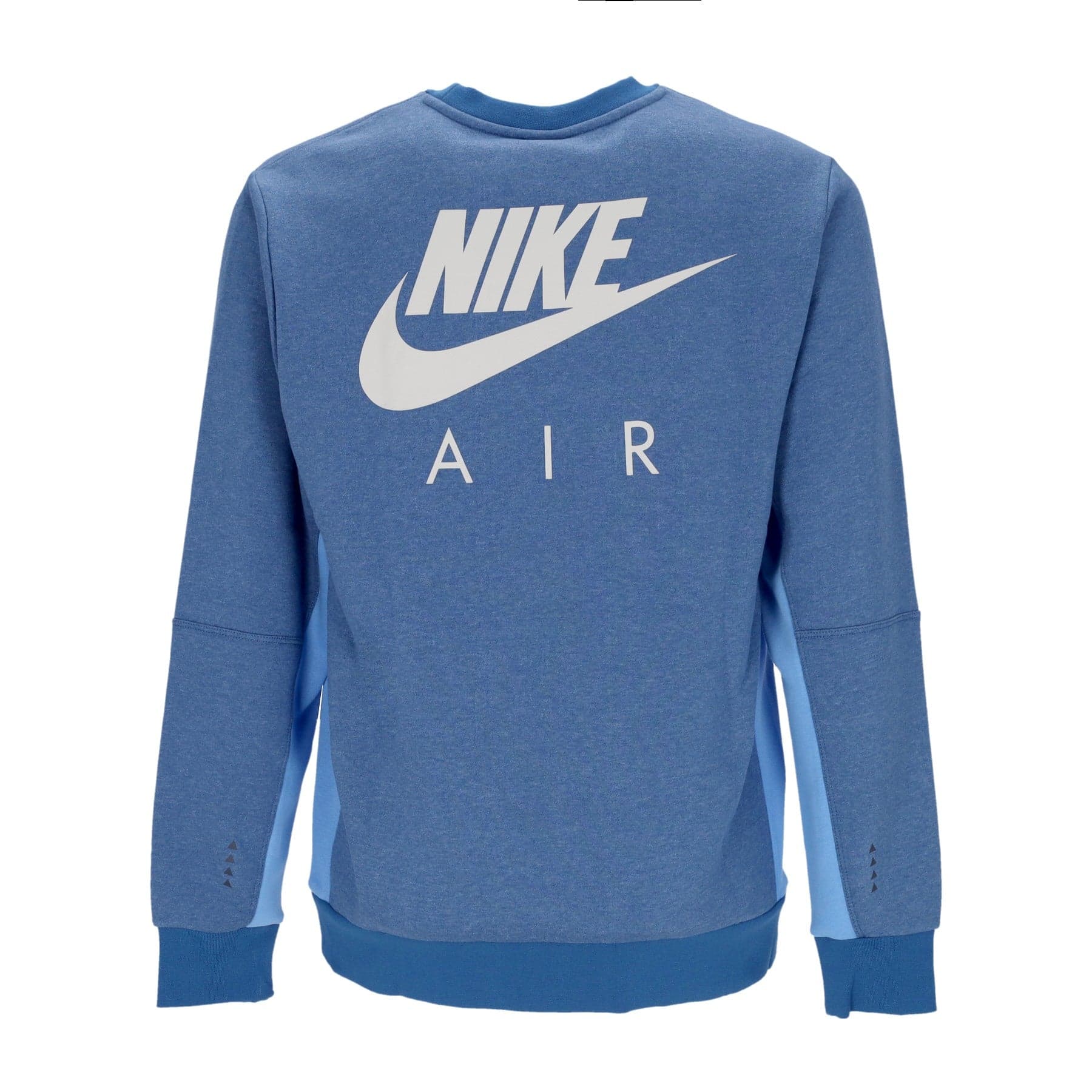 Nike Felpa Girocollo Uomo Sportswear Air Brushed-back Crew Dk Marina Blue/htr/light Bone da uomo in Felpe senza cappuccio Drestige - Casamassima, commercioVirtuoso.it